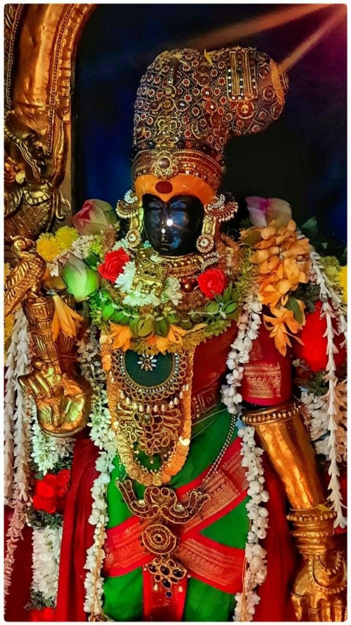 720x1280 Meenakshi amman wallpaper. Lord meenakshi, Perumal statue, Devi temple