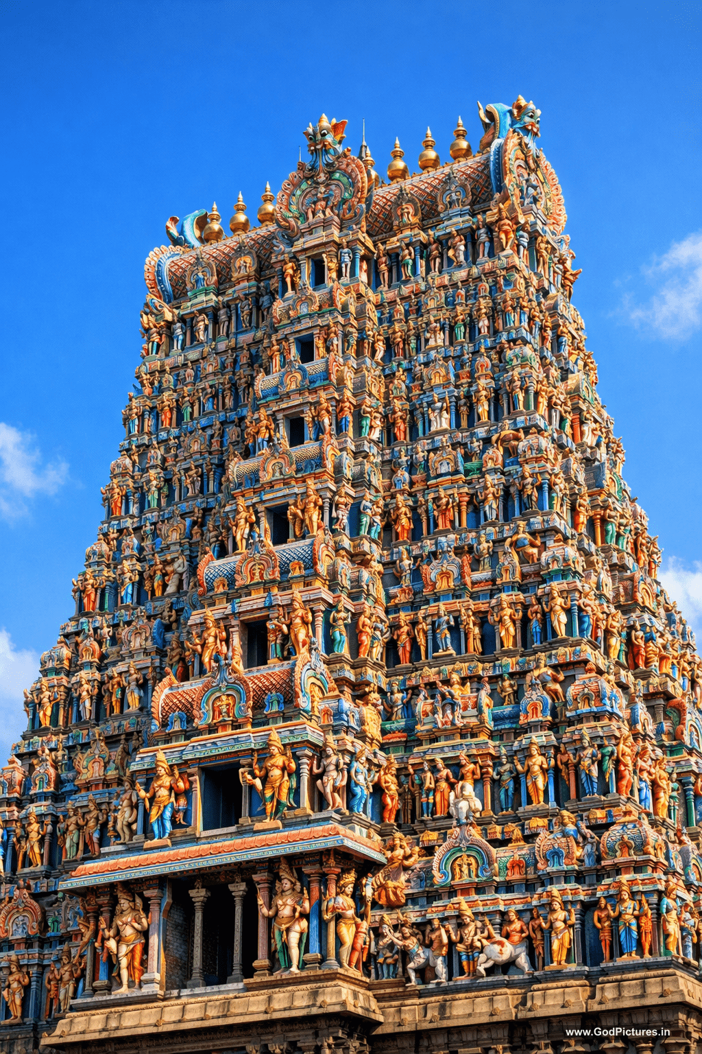 1024x1536 Meenakshi Temple Madurai Gopuram Architecture Wallpaper