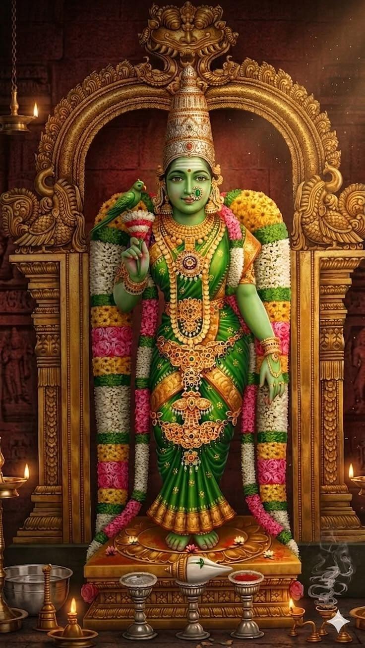 736x1307 Download Free HD Meenakshi Amman Wallpaper (2026)