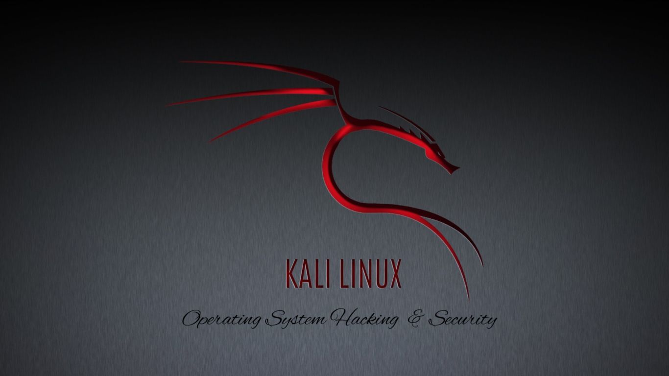 1366x768 Red Dragon Kali Linux Desktop wallpaper 1366x768
