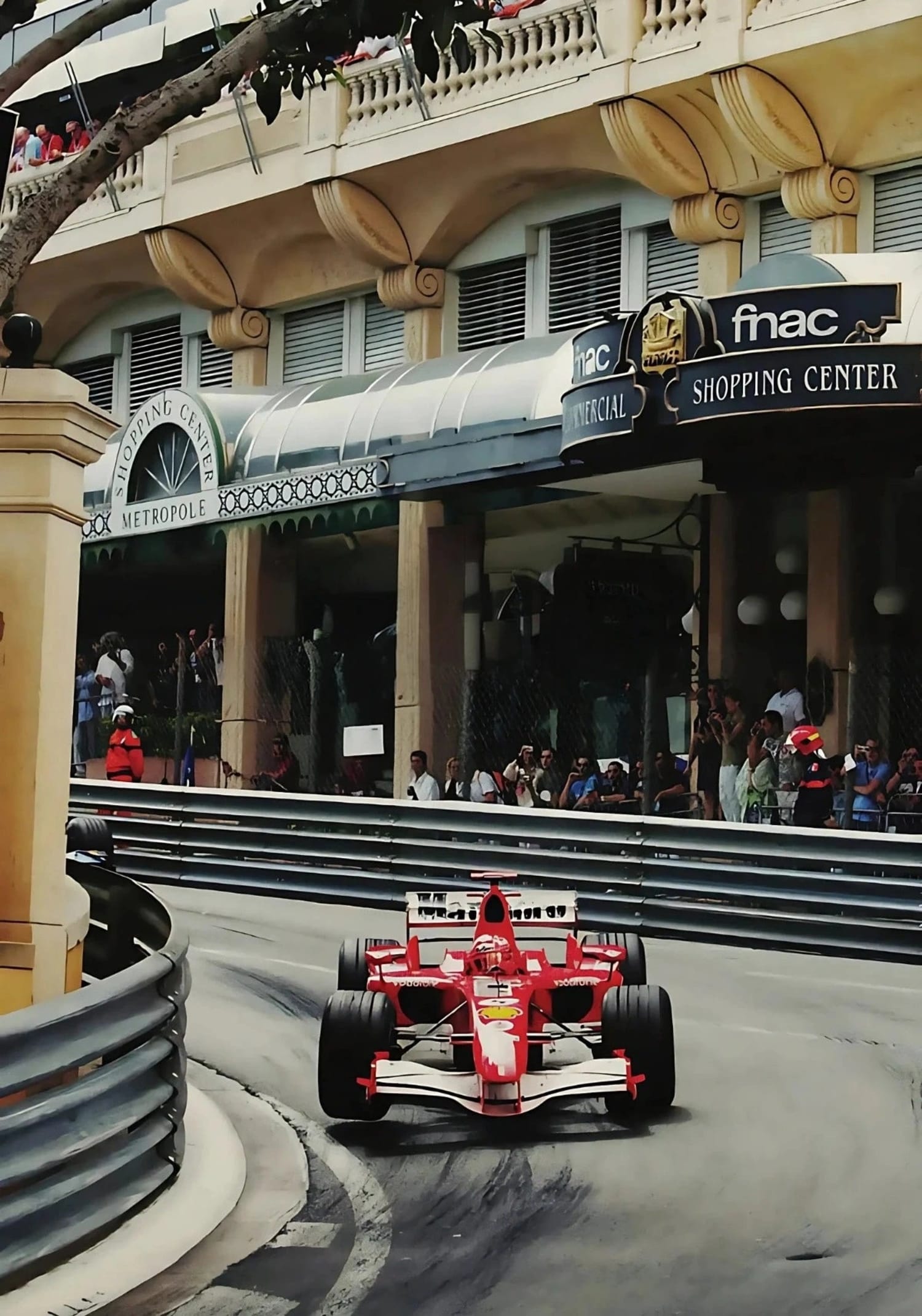 1500x2141 Monaco F1. Vintage Grand Prix. Ferrari F2004