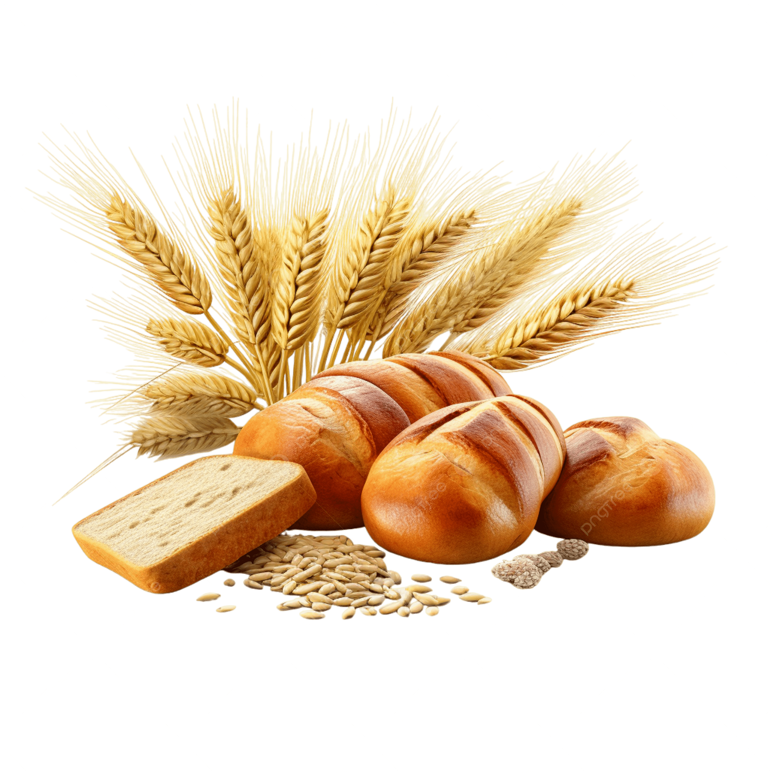 2500x2500 Fresh Bread Loaves Assortment Of Baked, Bakery, Delicious, Nutrition PNG Transparent Image and Clipart for Free Download