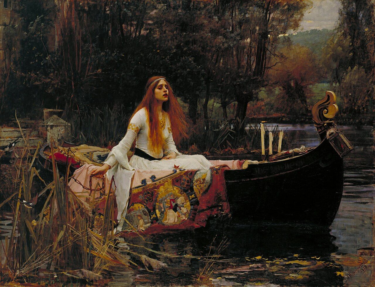 1280x982 John William Waterhouse Lady of Shalott Art