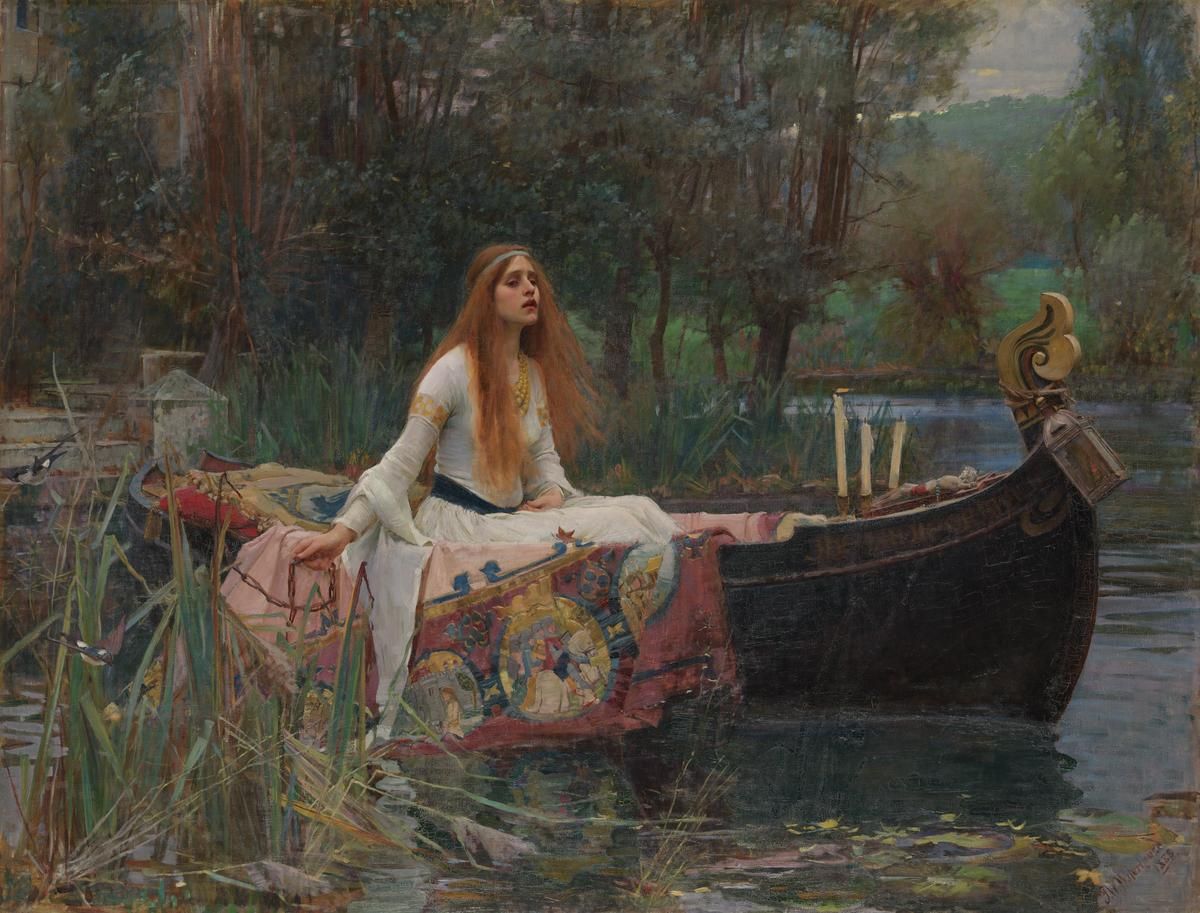 1200x913 The Lady of Shalott', John William Waterhouse, 1888