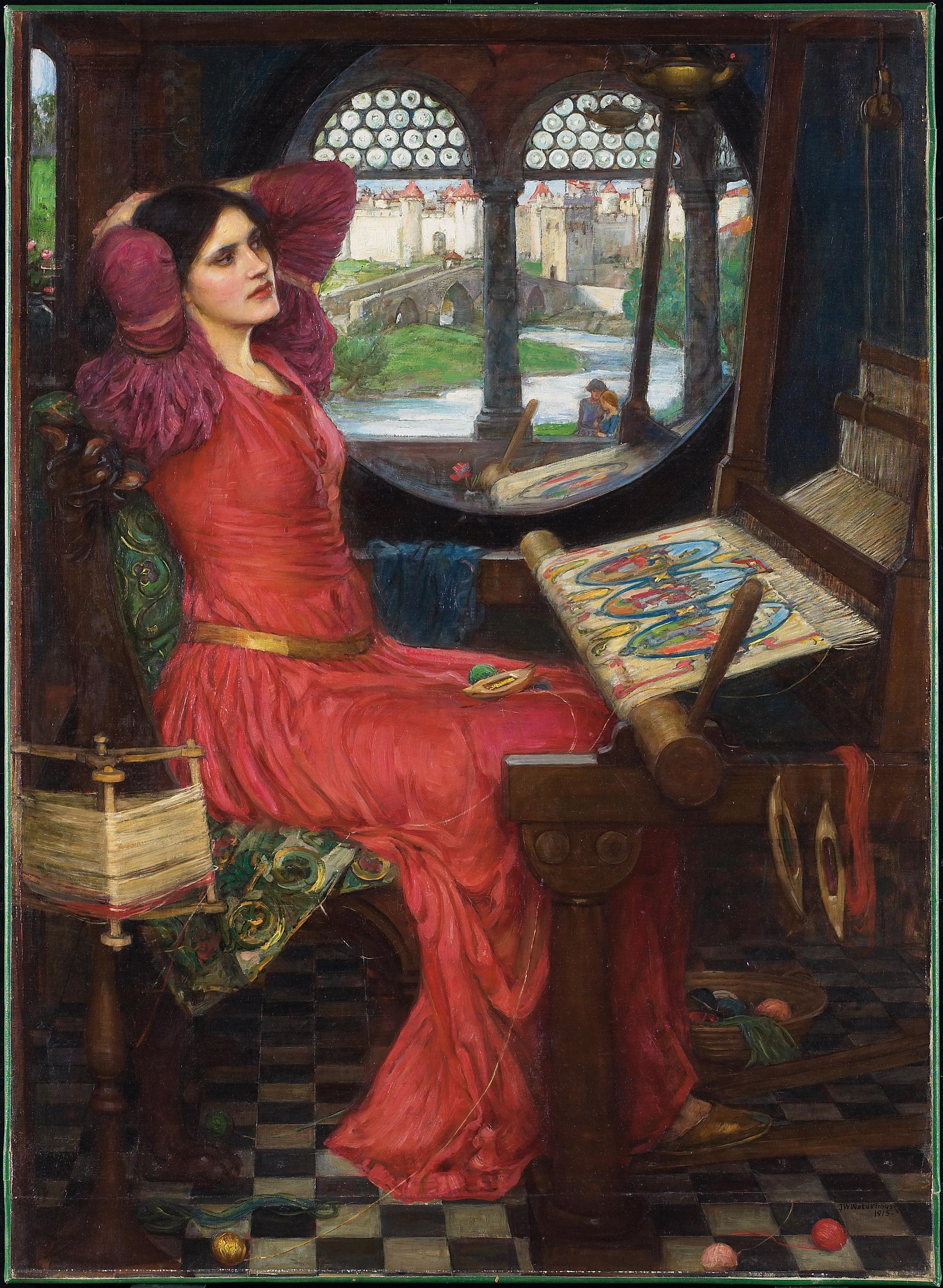 2451x3349 lady of shalott / OAI Art Image