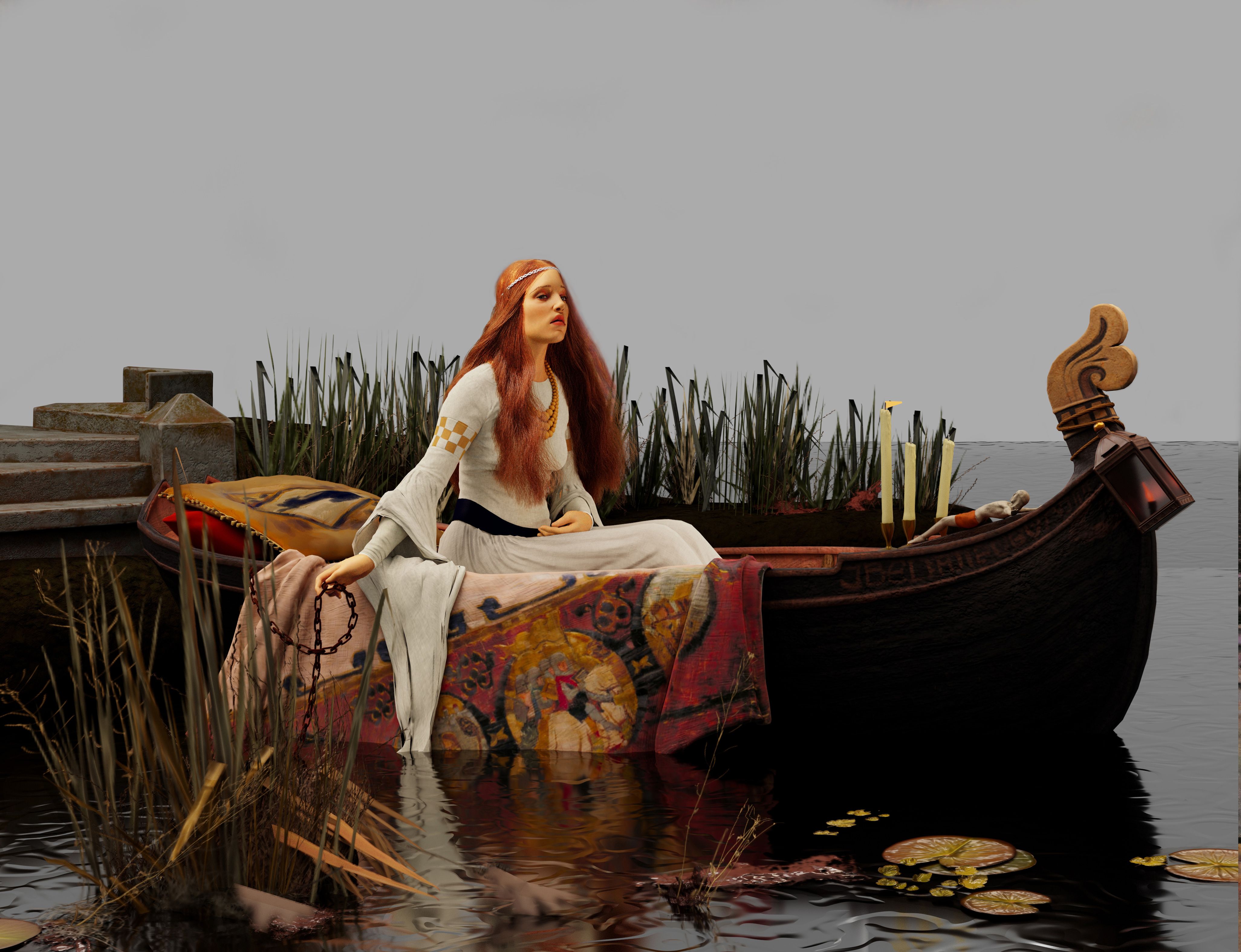 4105x3150 The Lady of Shalott