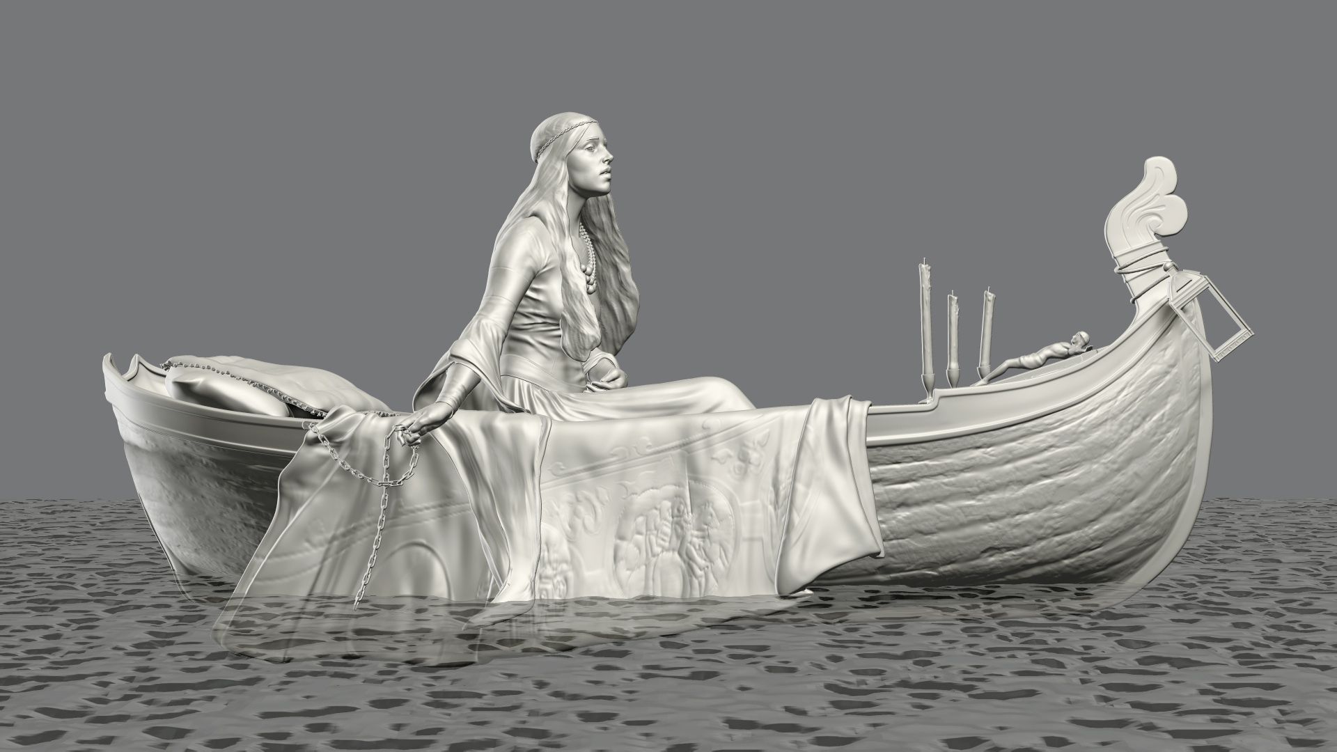 1920x1080 The Lady of Shalott
