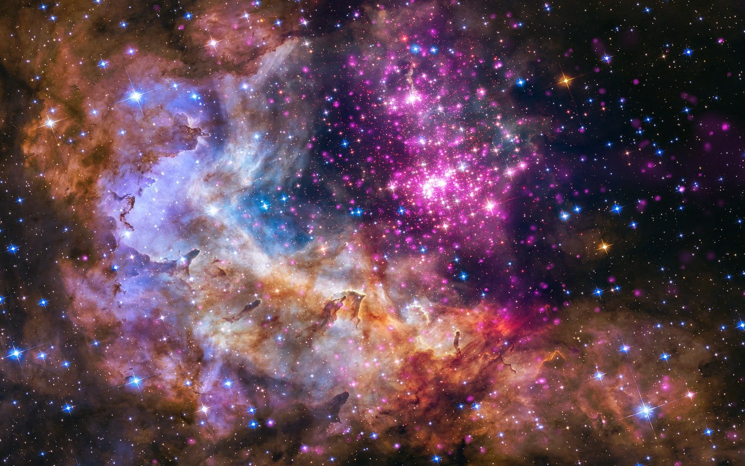 1536x960 Painting of galaxy, space, galaxy HD wallpaper