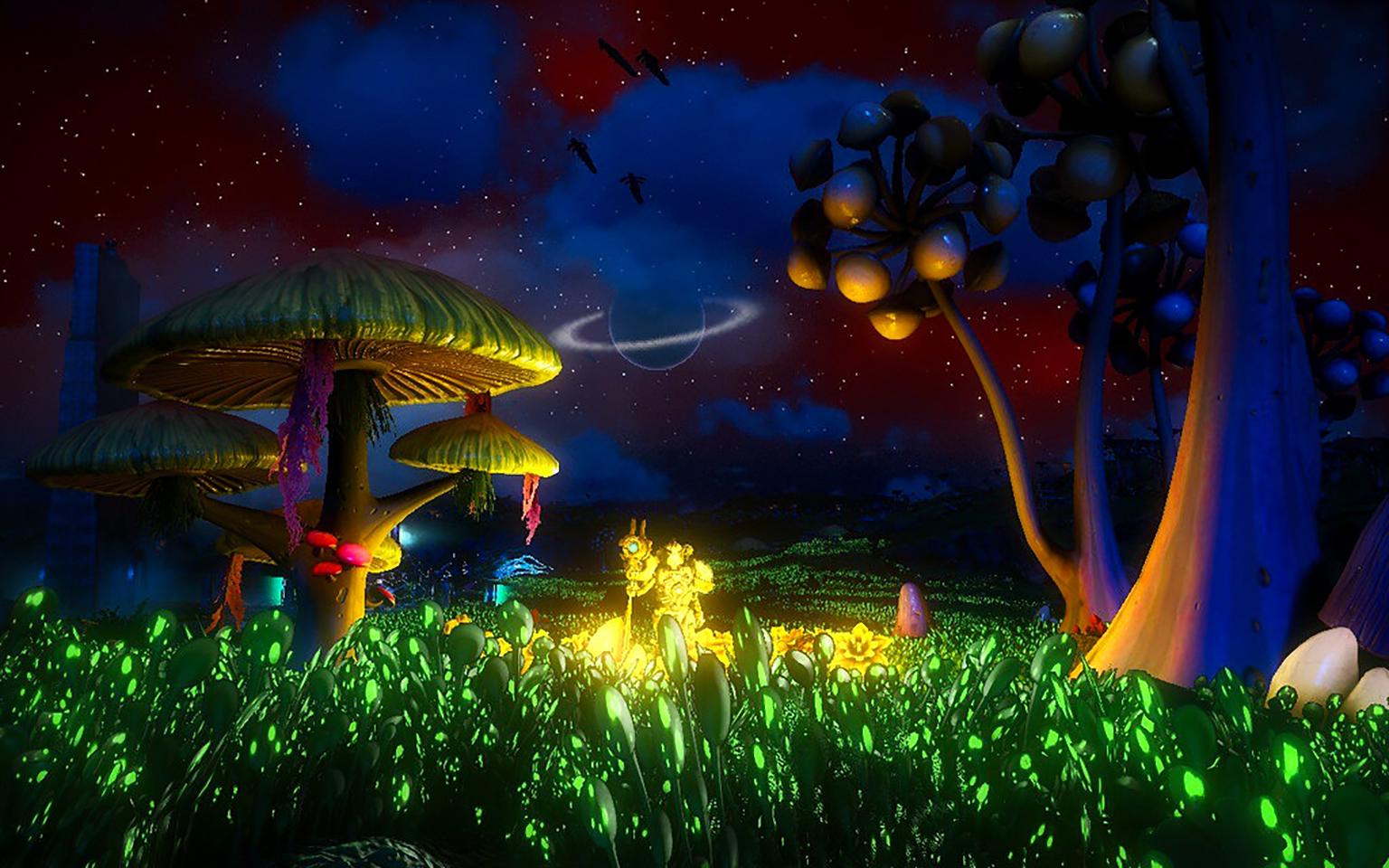 1536x960 Magical garden