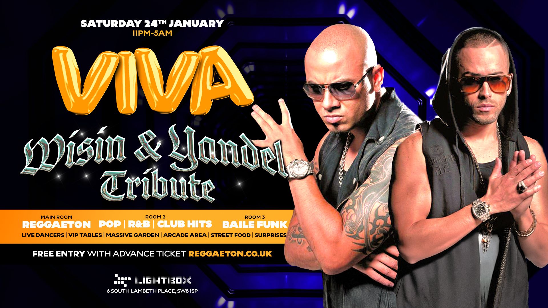 1920x1080 VIVA Reggaeton & Yandel Tribute at Lightbox, London on 24th Jan