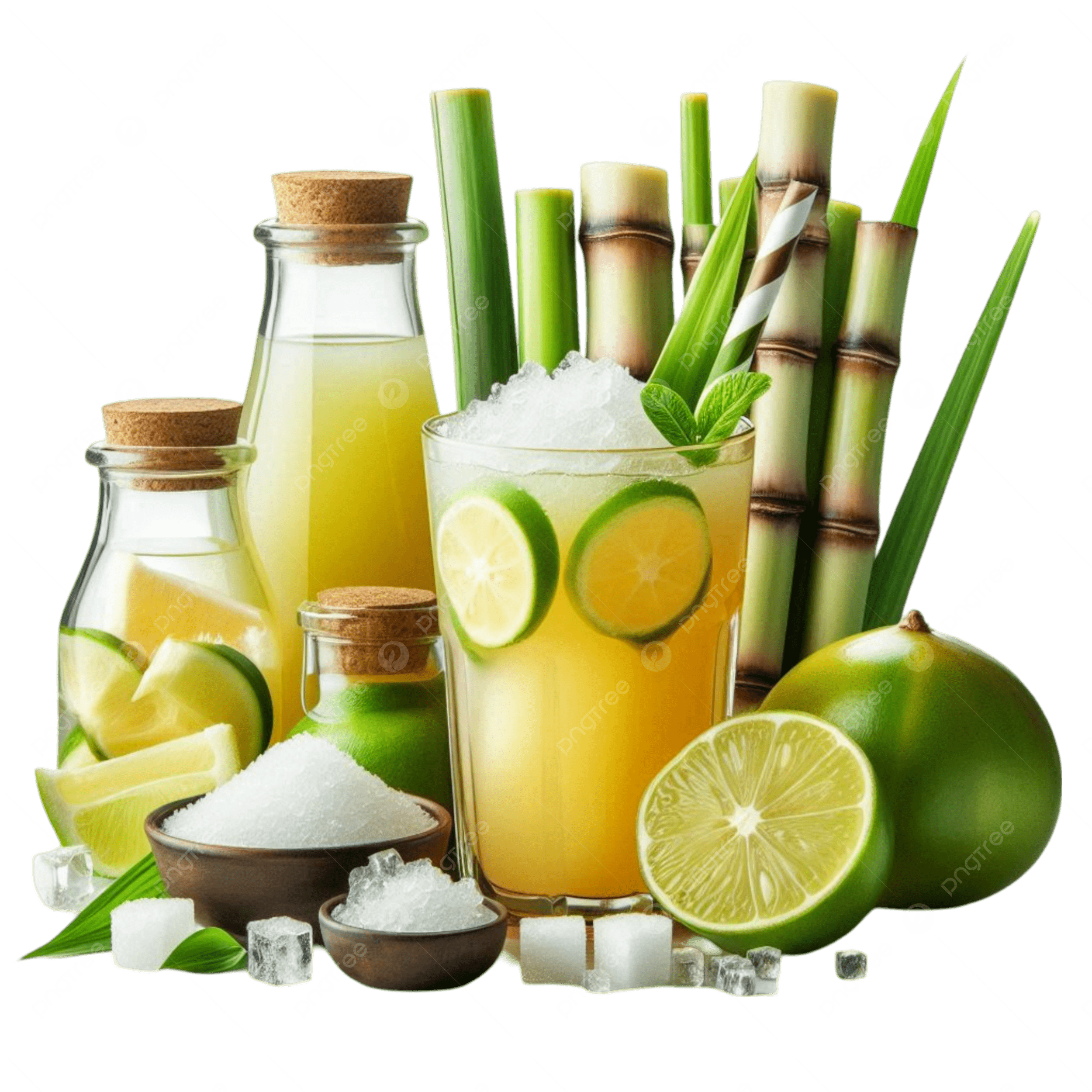 2500x2500 Refreshing Sugarcane Juice In Glasses Isolated On White Background, Refreshing Sugarcane Juice, Juice PNG Transparent Image and Clipart for Free Download