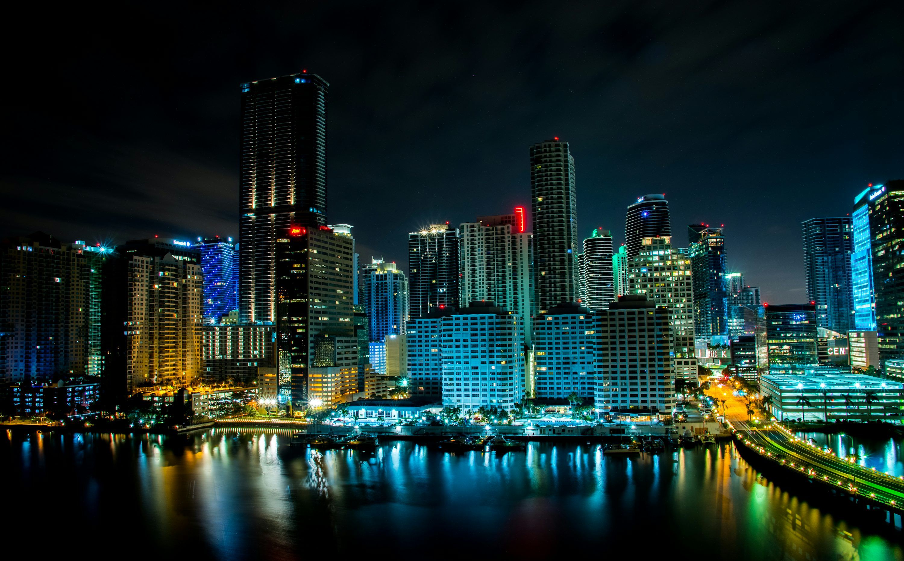 3000x1863 Building At Night Picture. Download Free Image