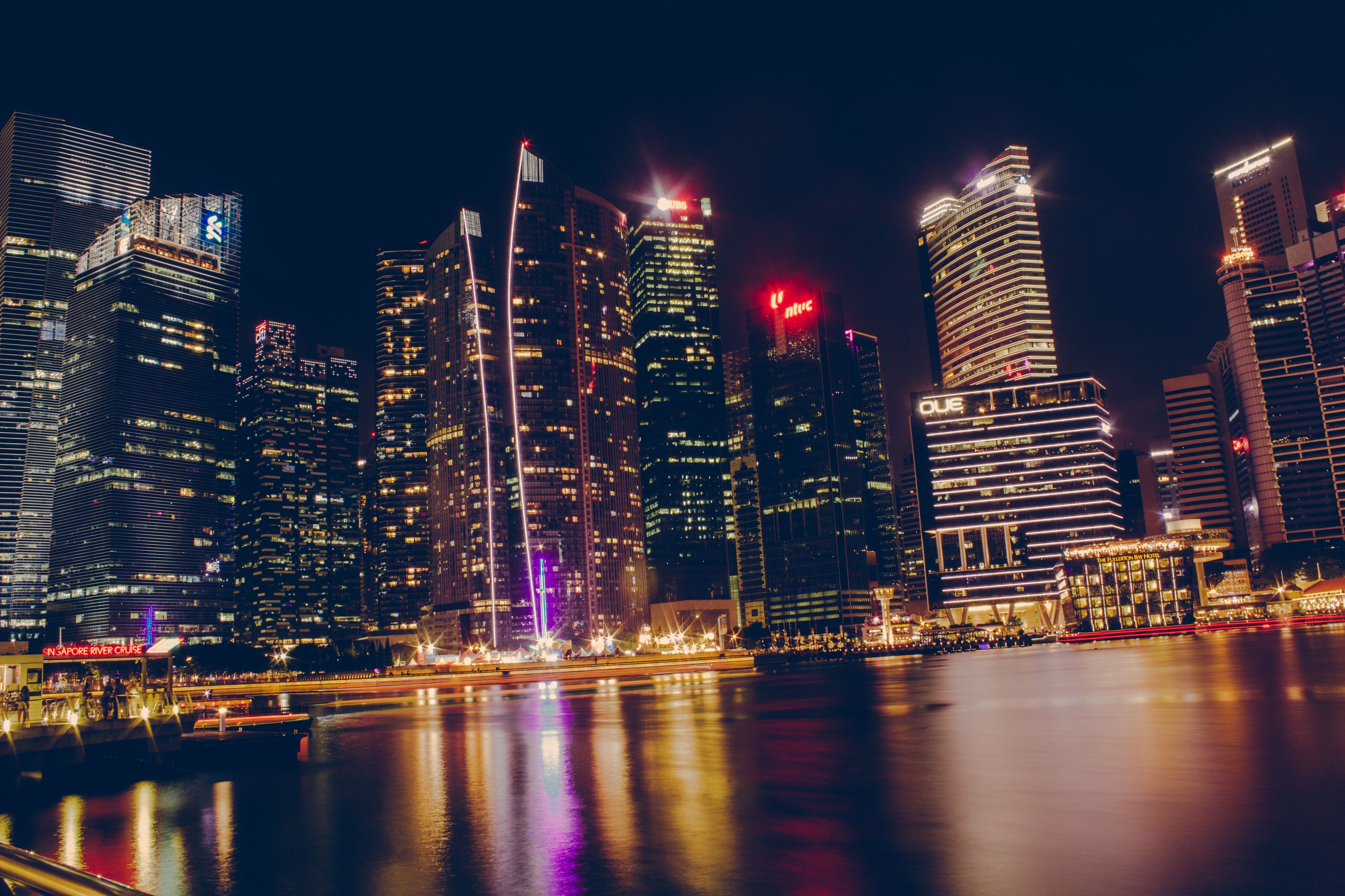 5184x3456 Photography Of High Rise Building At Night Time · Free