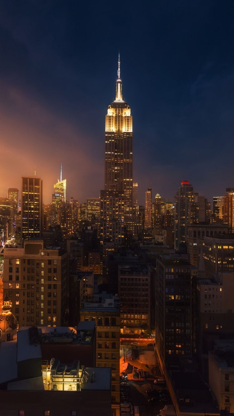 750x1334 Empire State iPhone Wallpaper