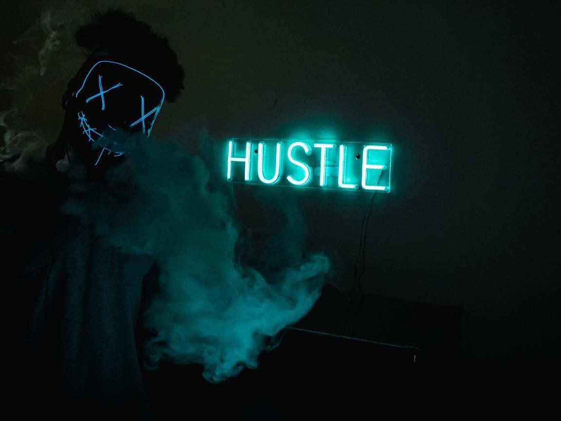 1152x864 Download Neon Mask Wallpaper