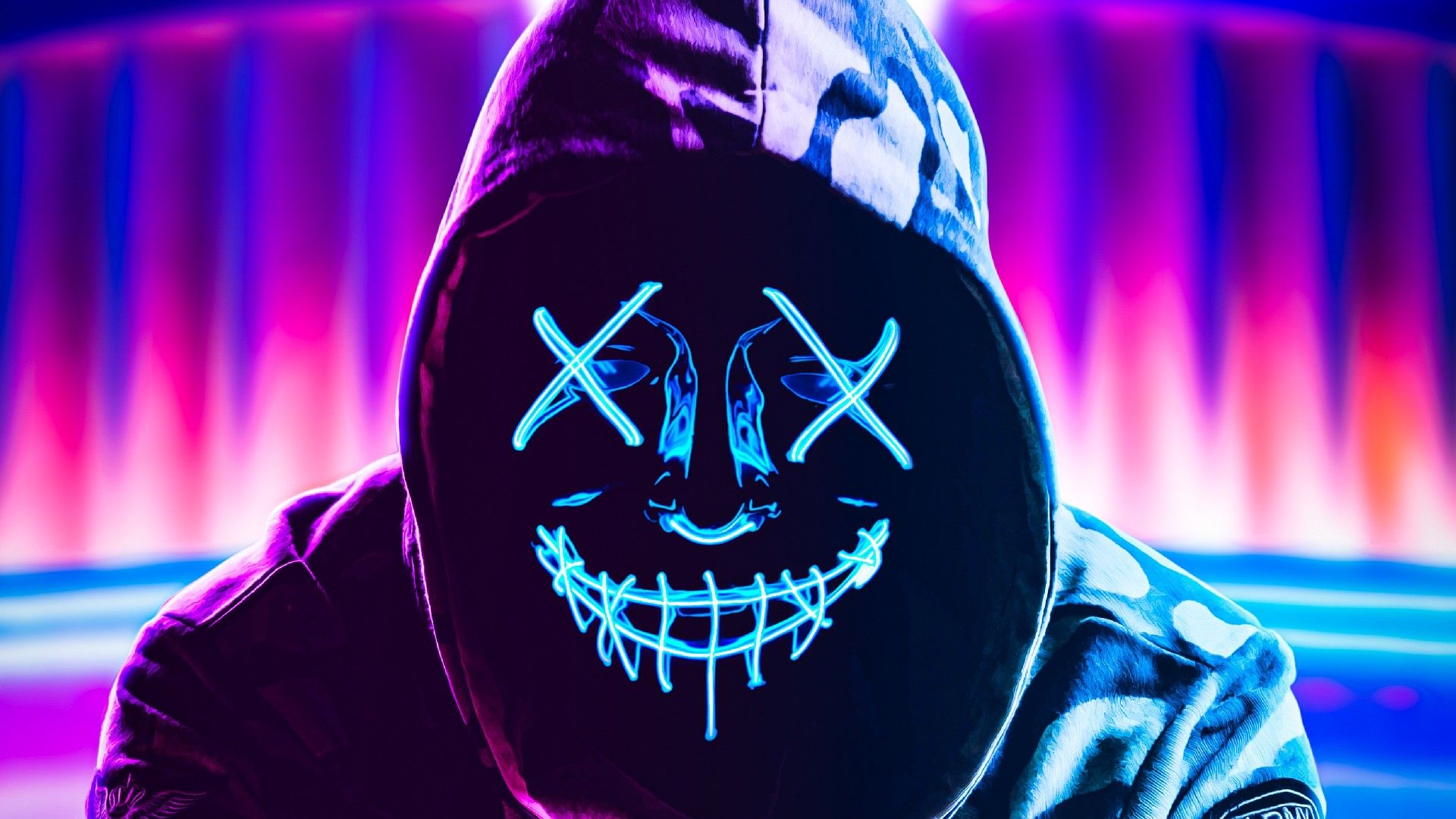 1920x1080 Neon Mask