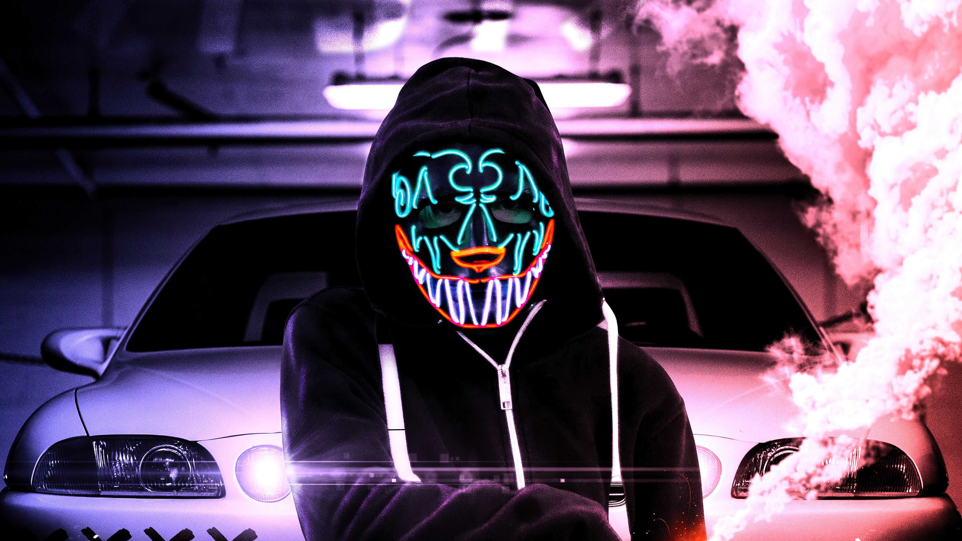 3840x2160 Glowing Mask Pattern 4k Laptop Full HD 1080P , HD 4k Wallpaper, Image, Background, Photos and Picture