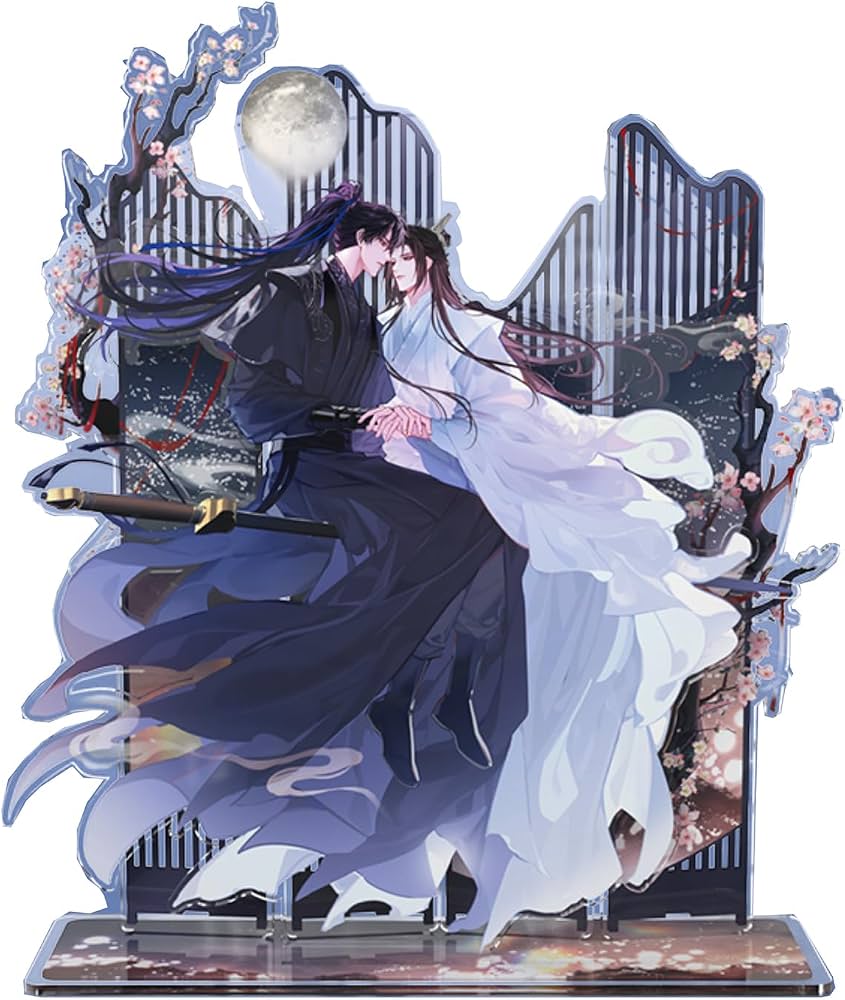 845x1000 XFApreal Authentic Acrylic Stand Standing The Husky & His White Cat Shizun Anime Mo Ran Chu Wan Ning Figure for Fans Collection (Screen Stand, Medium): Amazon.de: Toys