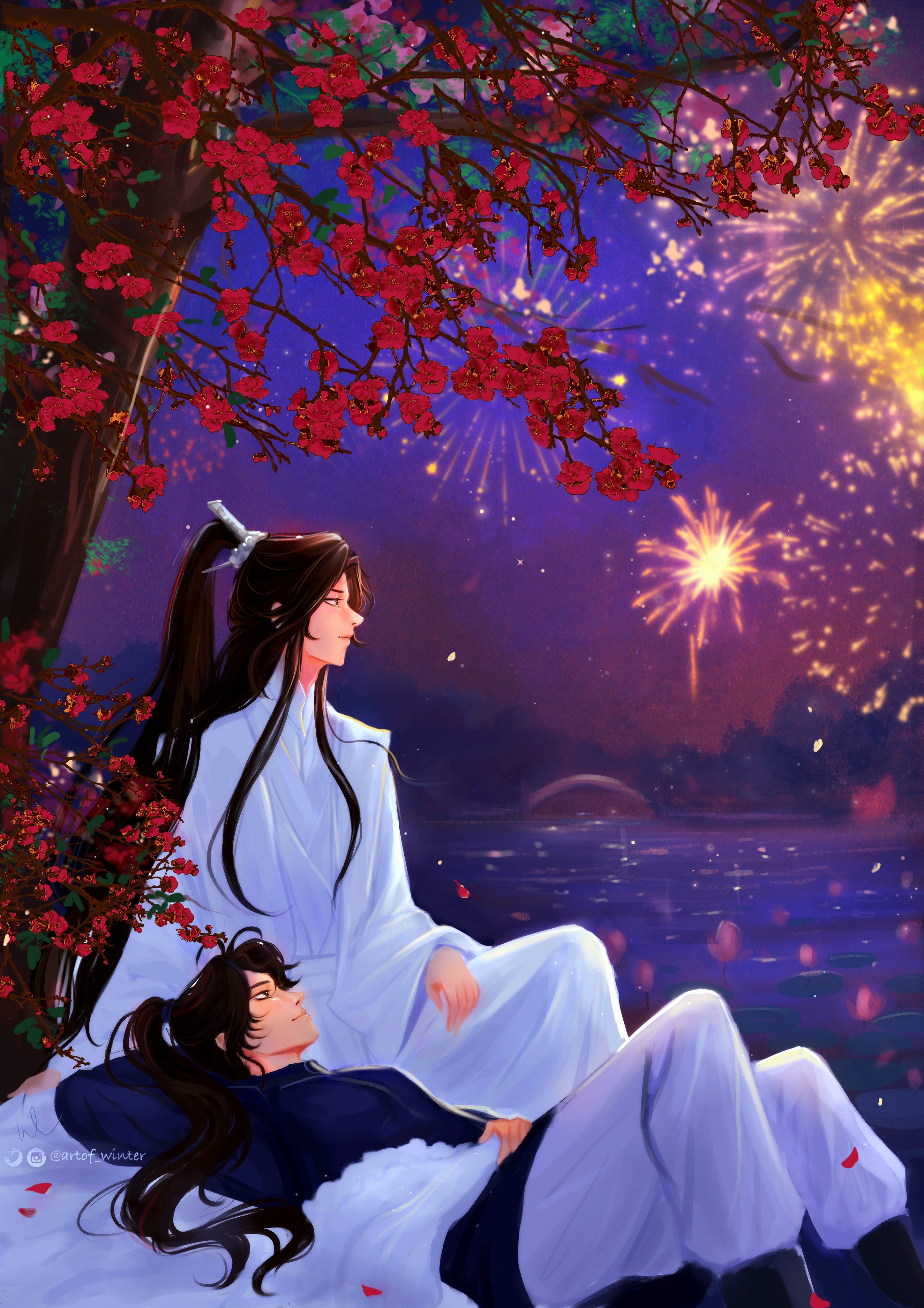 2895x4096 RanWan He Ta De Bai Mao Shizun by Artof winter Anime Image Board