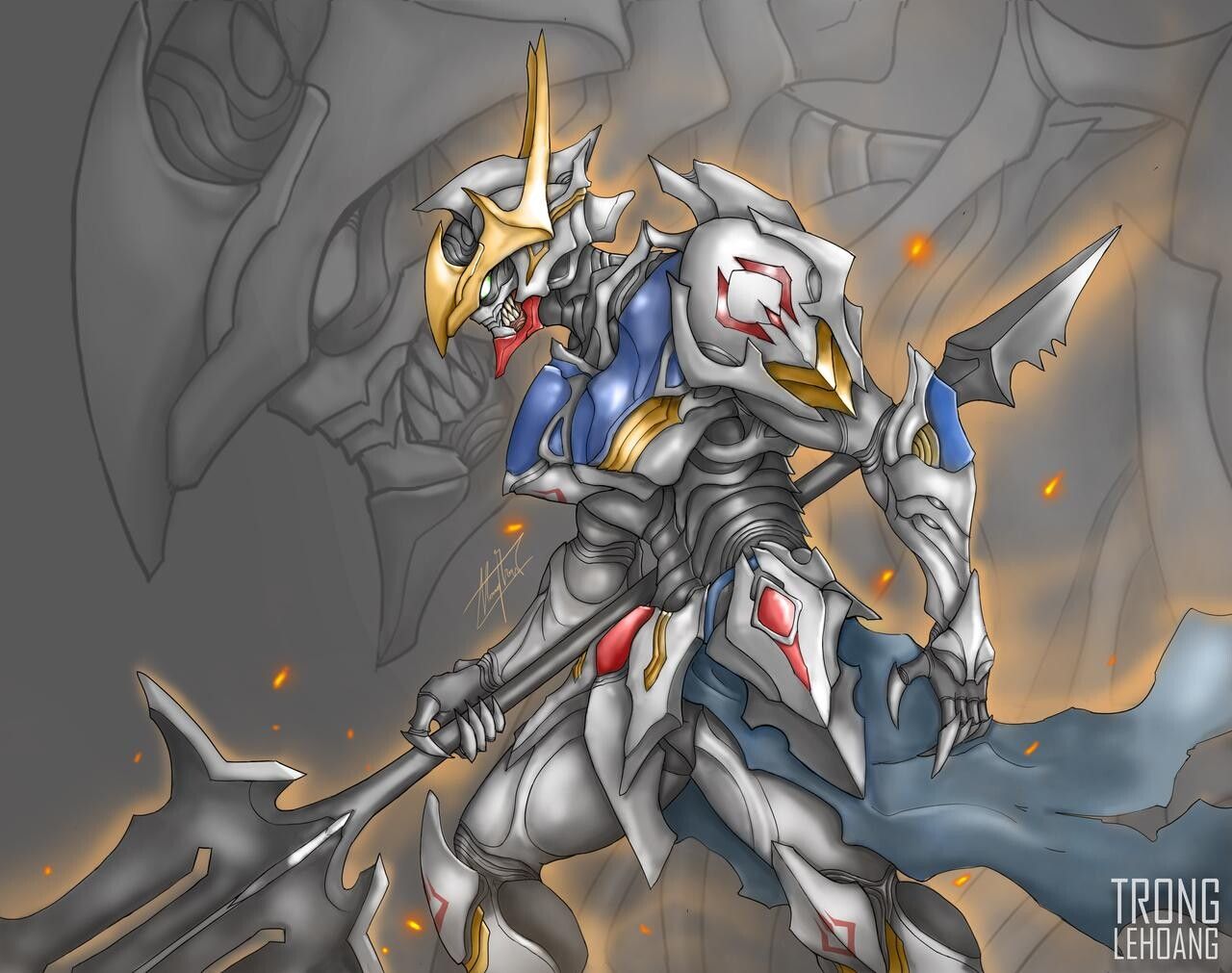 1280x1011 TrongLeHoang's Devil: Gundam Barbatos FanArt