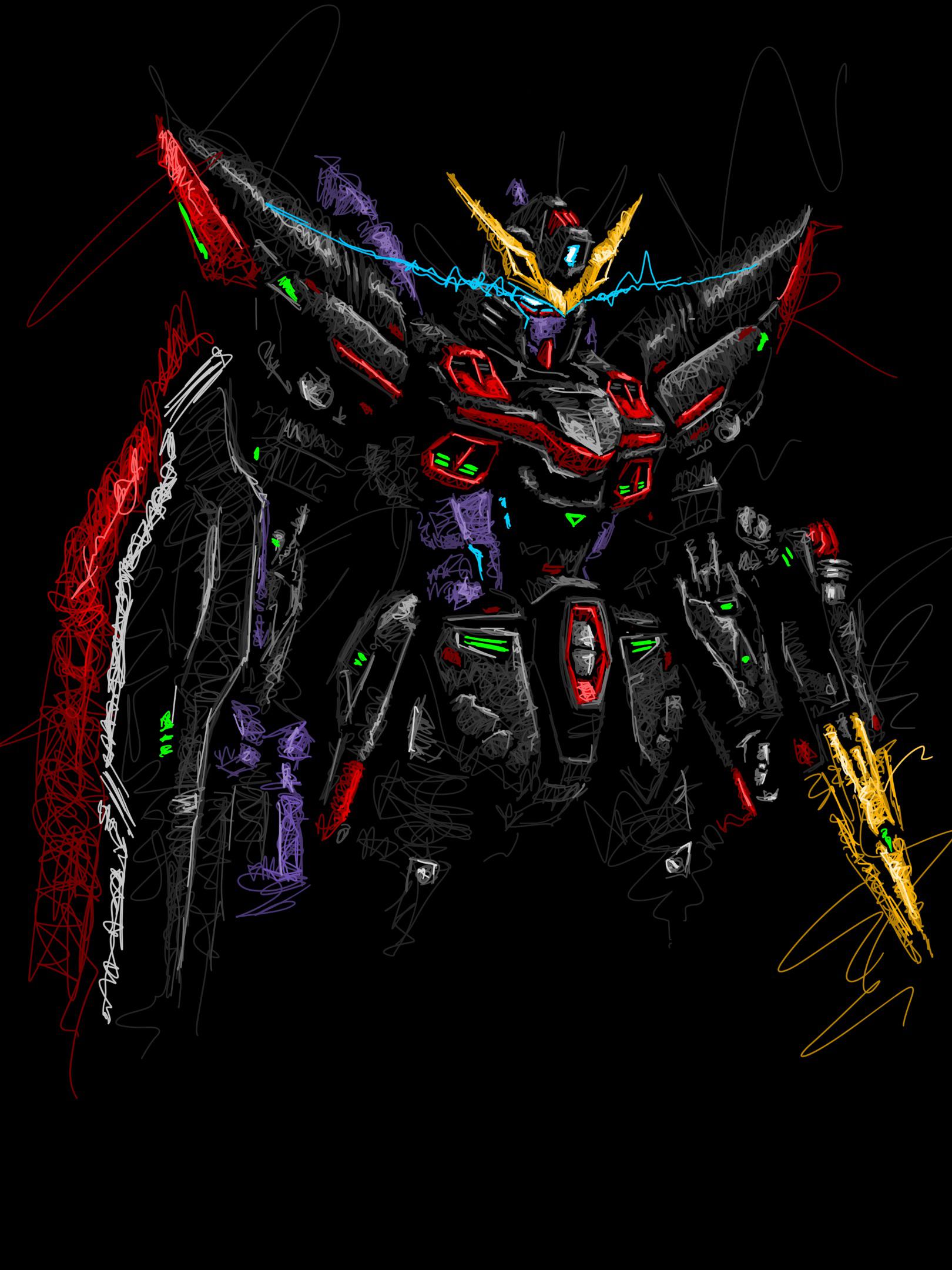 1620x2160 Blitz gundam. Another of my favourite 'dark' gundams. What dark gundam would you like to see me doing next? Link for prints in comments