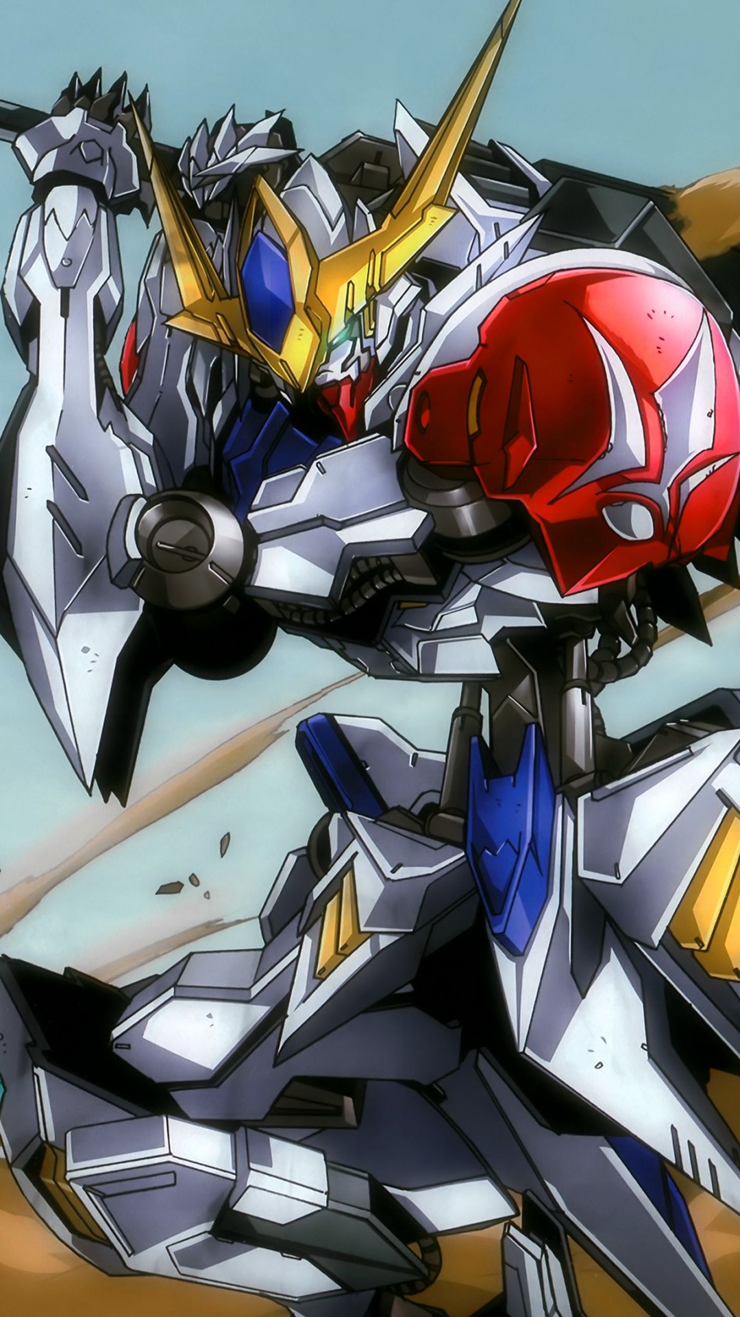 1080x1920 ASW G 08 Gundam Barbatos In Mobile Suit Gundam 4K Wallpaper