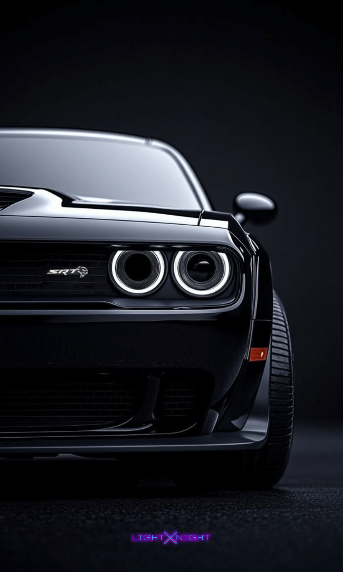 1200x2000 Dodge Challenger SRT Hellcat Neon Poster