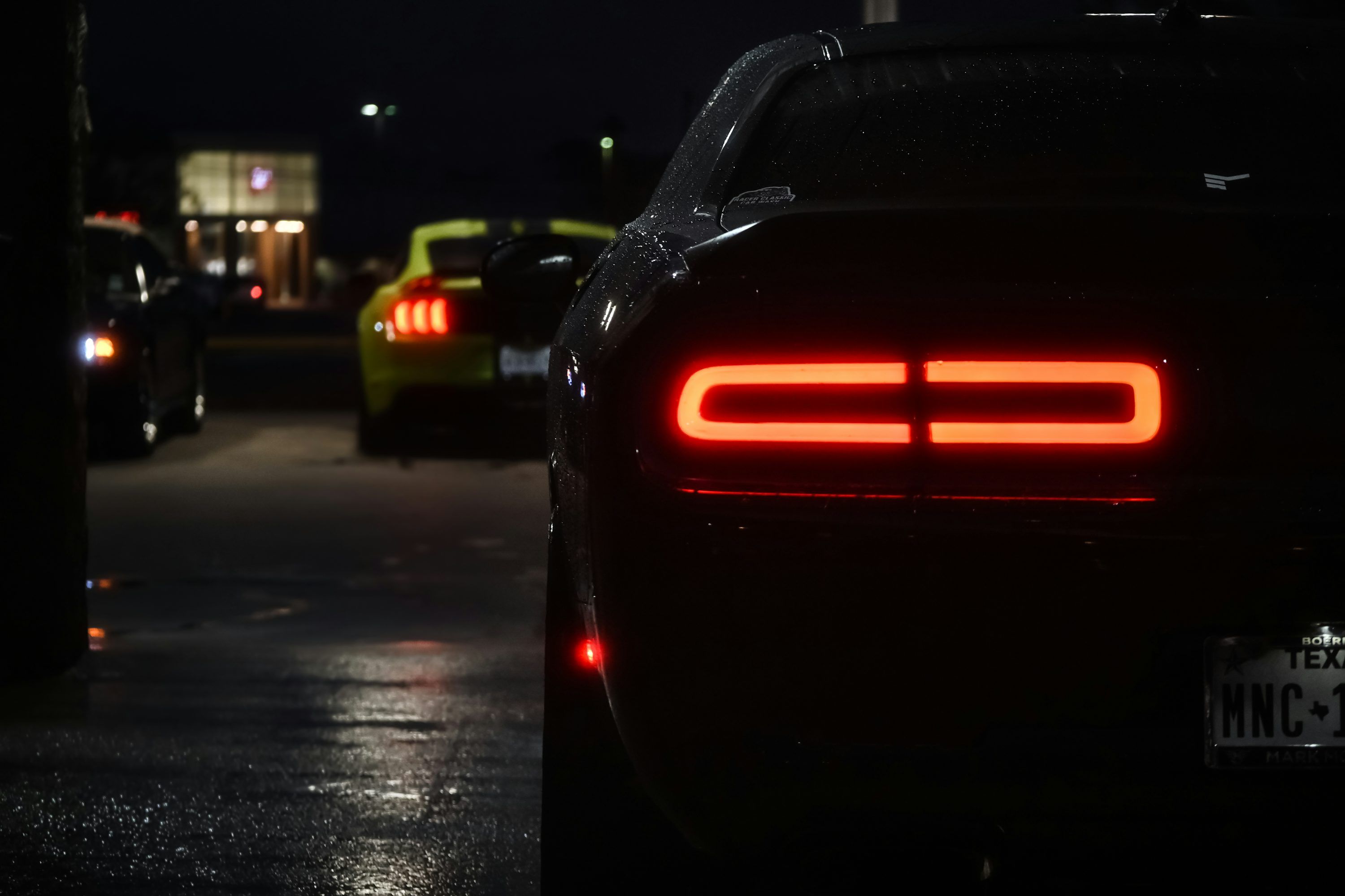 3000x2000 Black car on road during night time photo