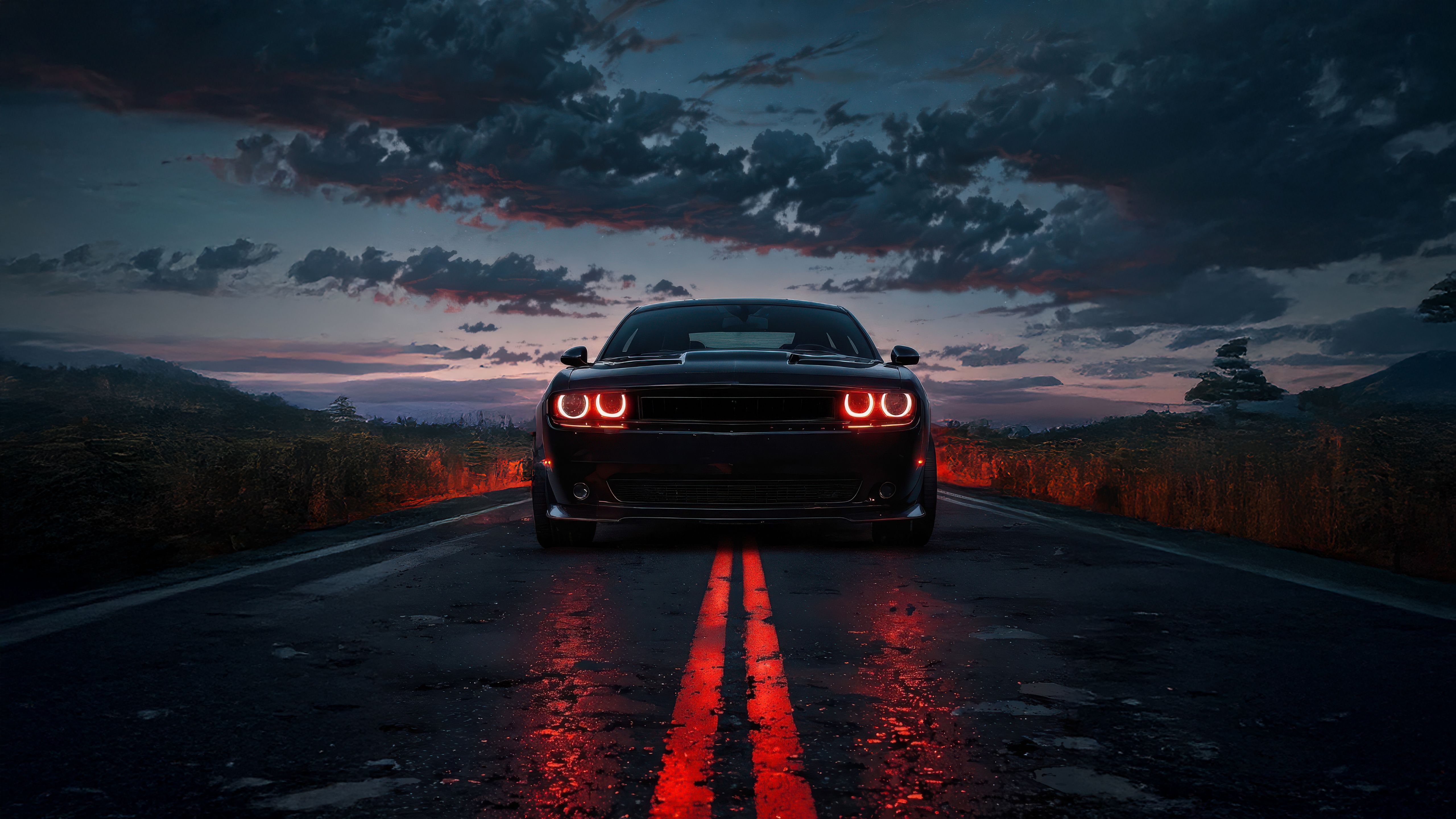 5120x2881 Dodge Challenger 4K Ultra HD Wallpaper