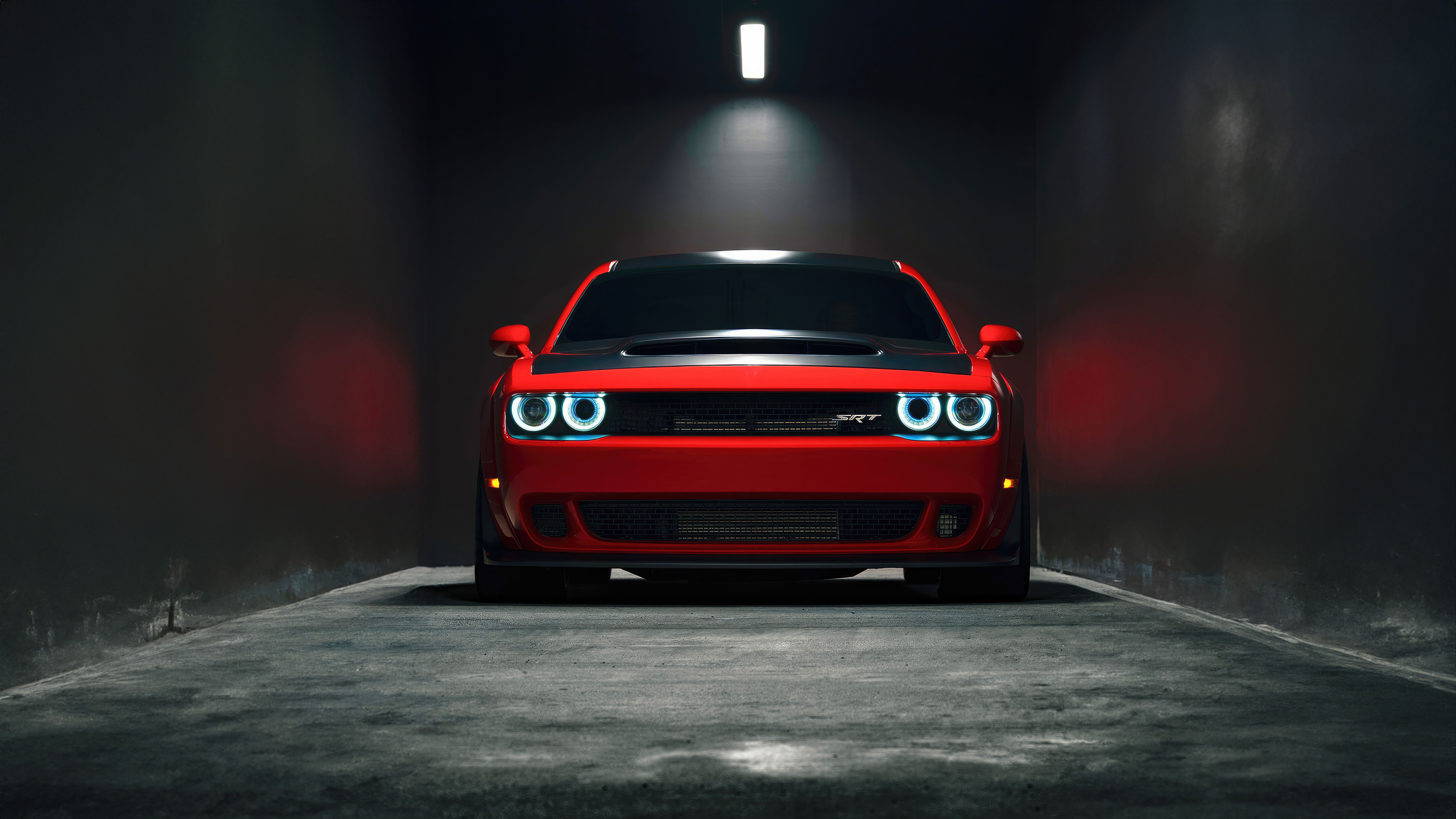 7680x4320 Fierce Dodge Challenger SRT Hellcat Stance