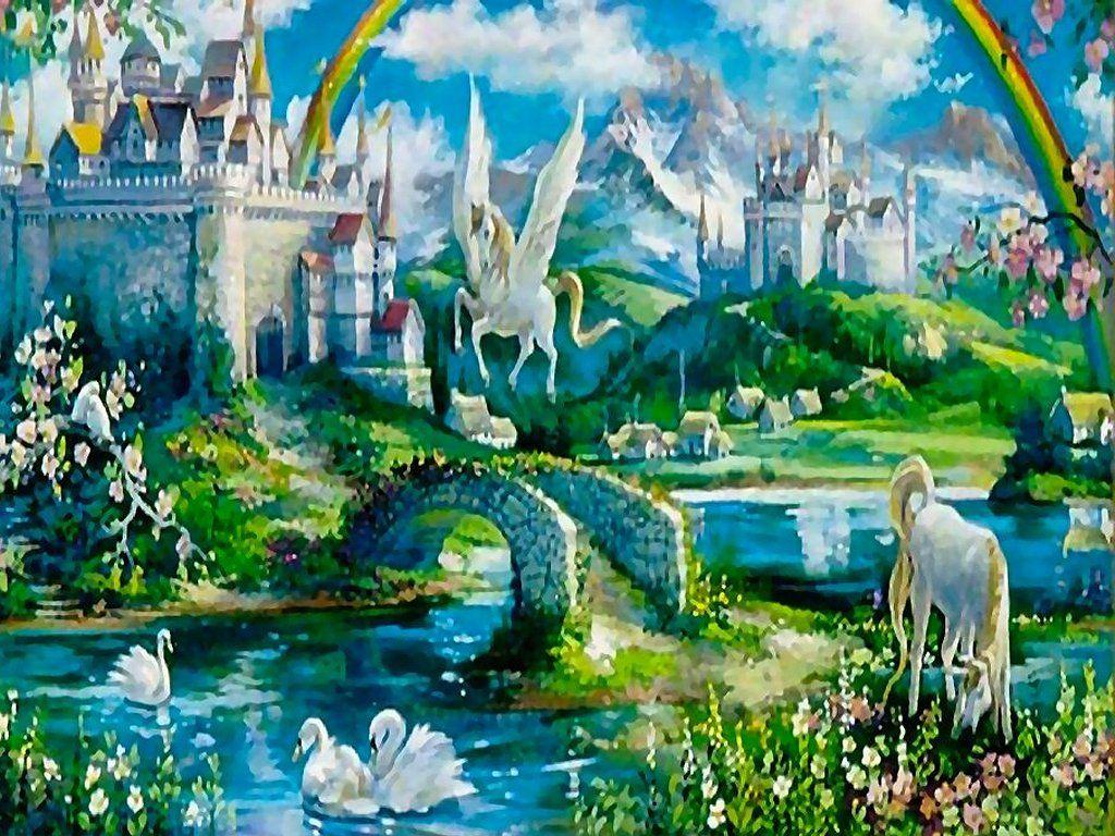 1024x768 Enchanted Wallpaper Book