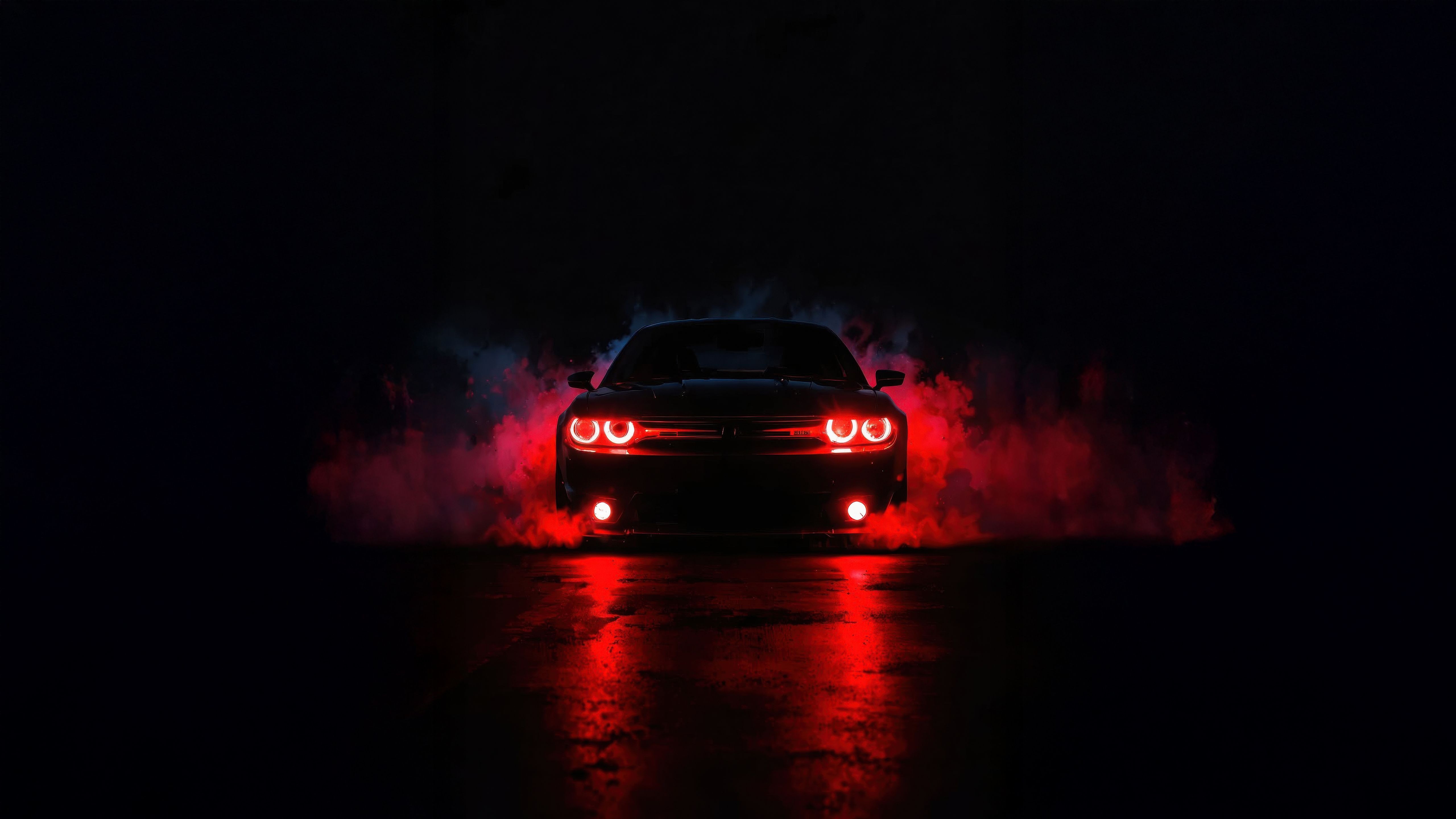 5120x2880 Dark Dodge Challenger Wallpaper, HD Cars Wallpaper, 4k Wallpaper, Image, Background, Photos and Picture