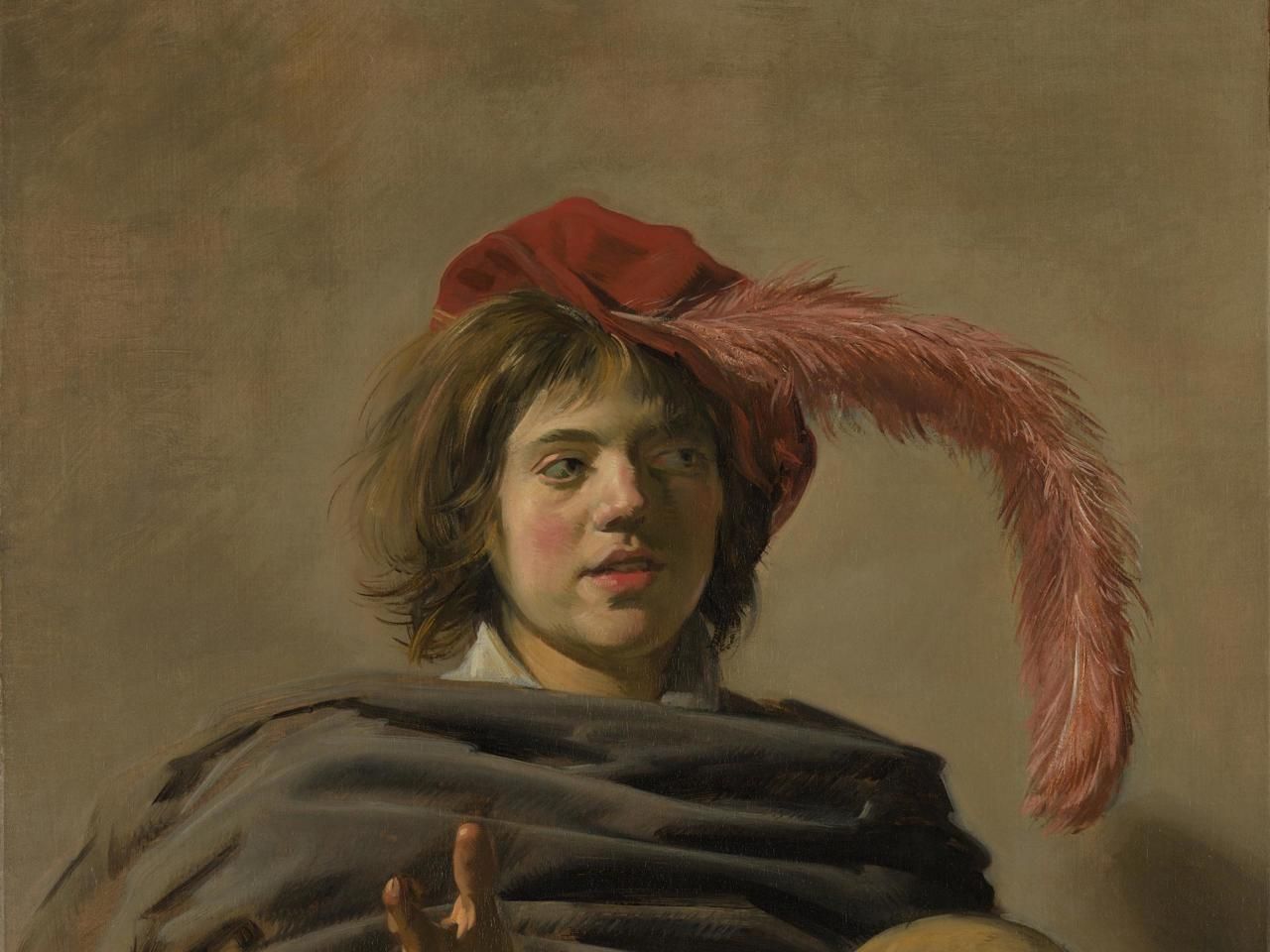 1280x960 Frans Hals. Young Man holding a Skull (Vanitas). NG6458. National Gallery, London