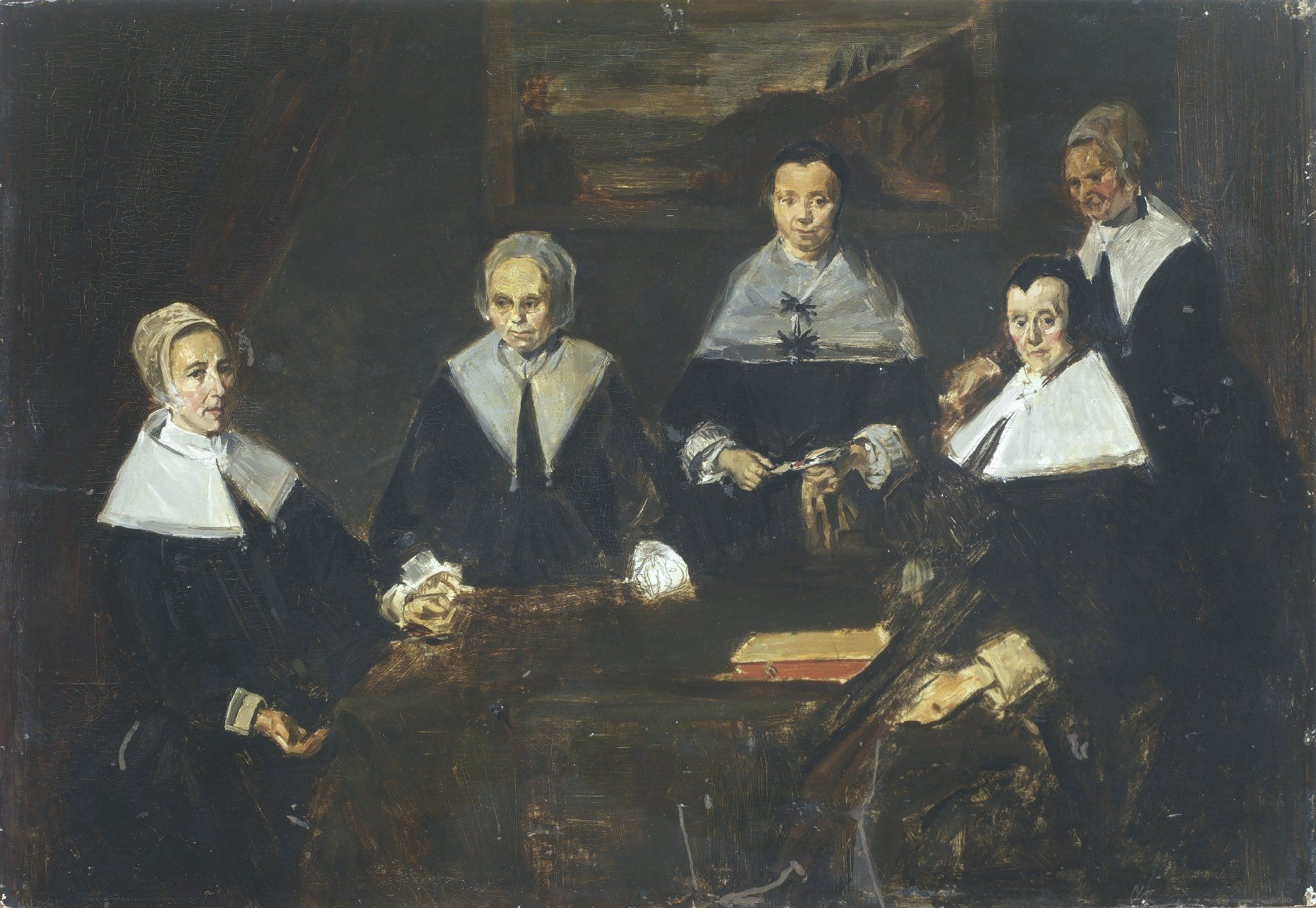 1976x1364 Edouard Manet after Frans Hals of the Old Men's Almshouse in Haarlem data37045967