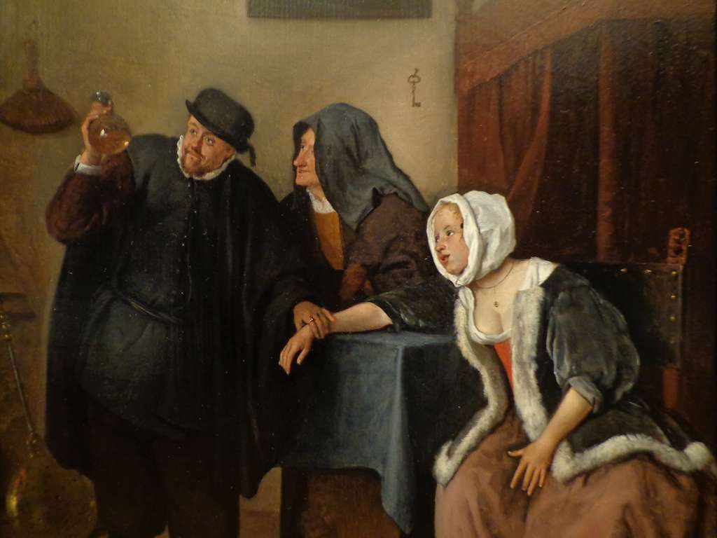 1024x768 Paintings by jan steen in museum de lakenhal Image: PICRYL Domain Media Search Engine Public Domain Search