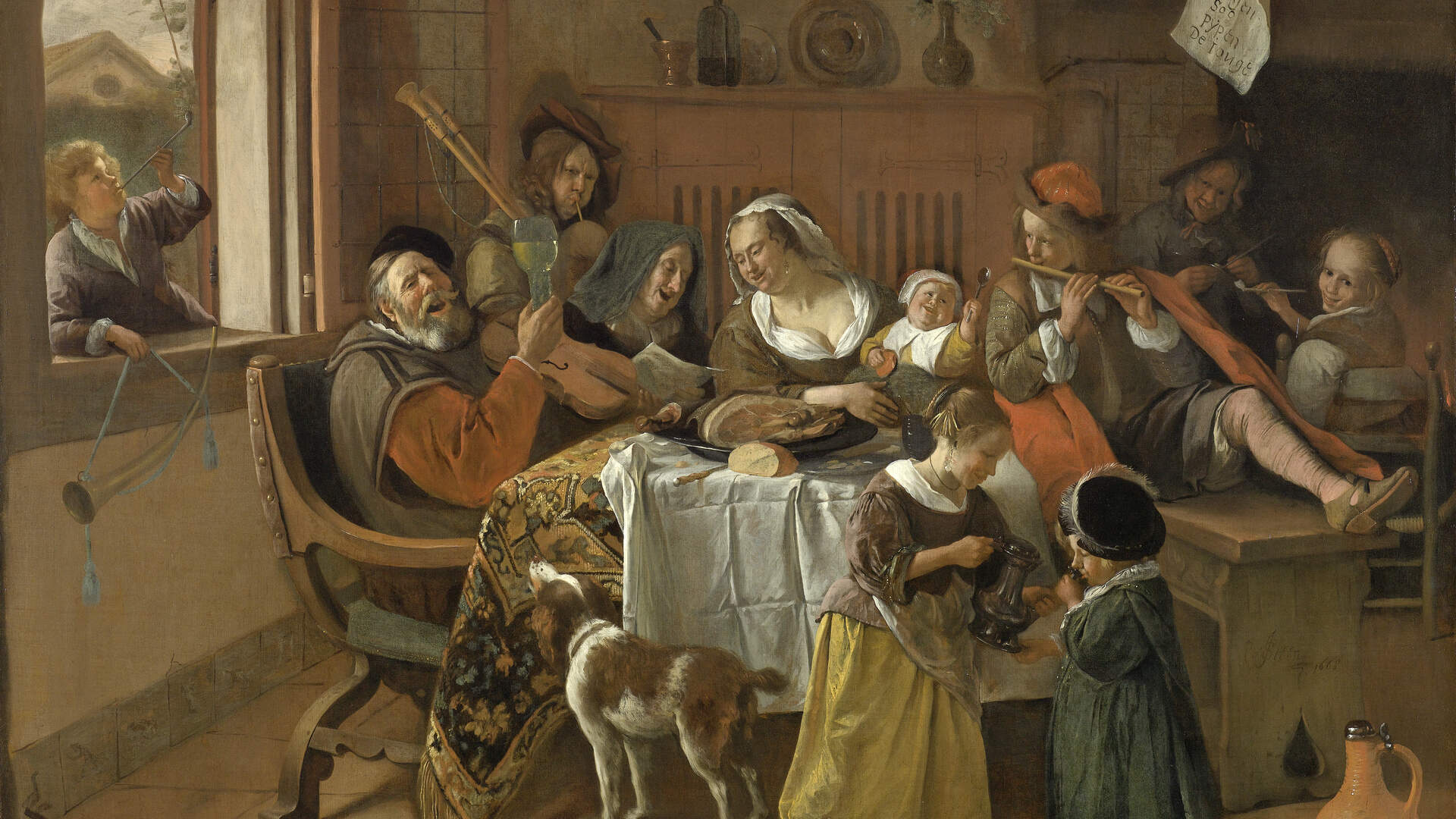 1920x1080 Lakenhal Laat over de schilder Jan Steen en 'chosen family'