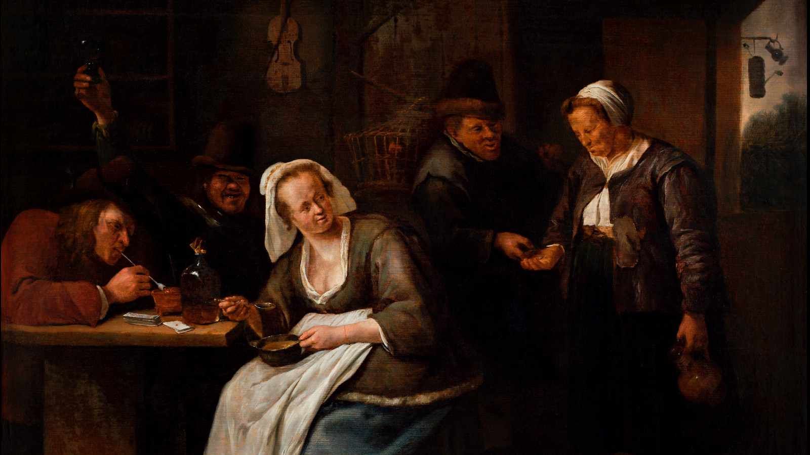1600x900 Se, jeg drikker og synder jo også selv! Den hollandske maler Jan Steen byder på det hele • POV International
