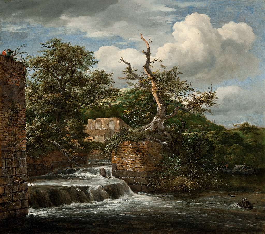 1024x905 Paintings of waterfalls by jacob van ruisdael Image: PICRYL Domain Media Search Engine Public Domain Search