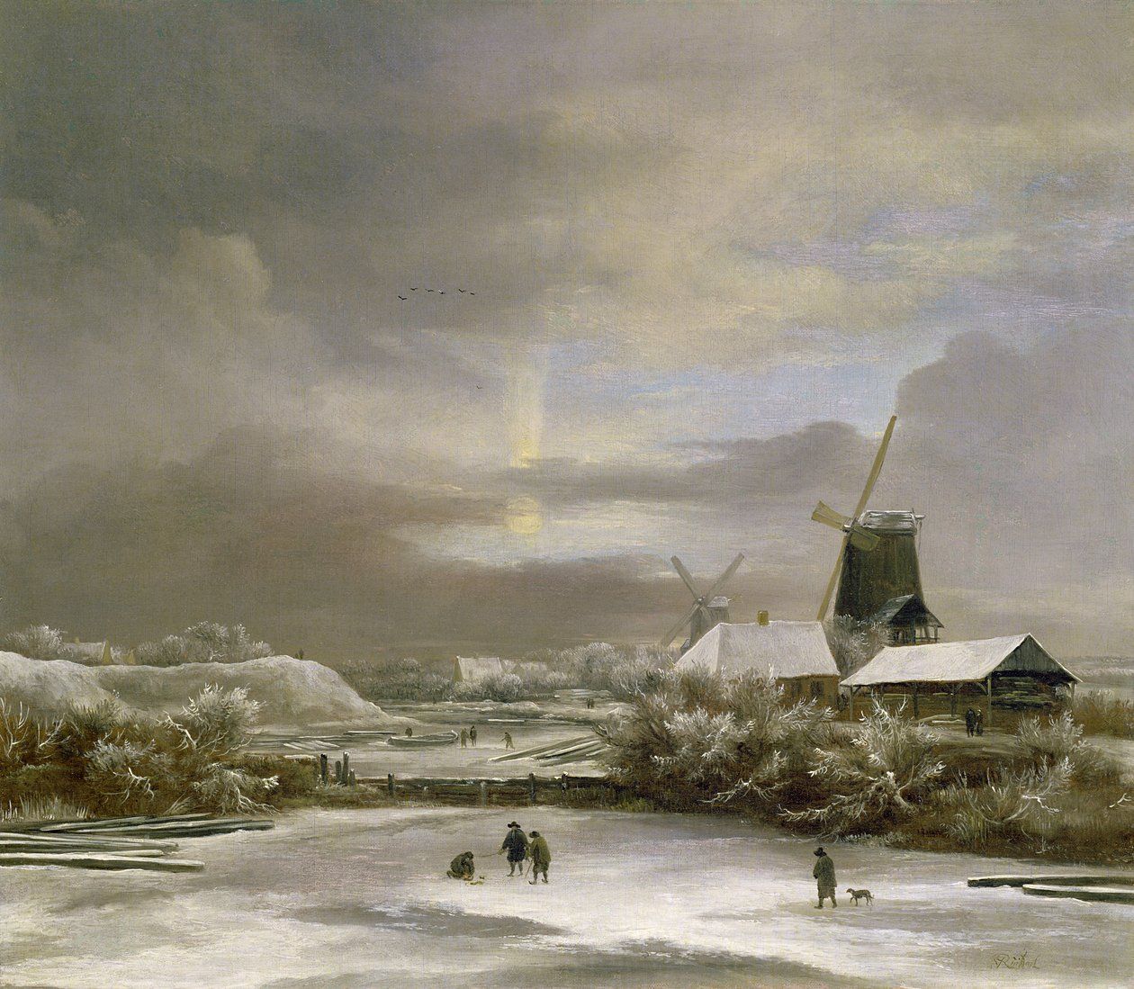 1260x1099 Winter Landscape
