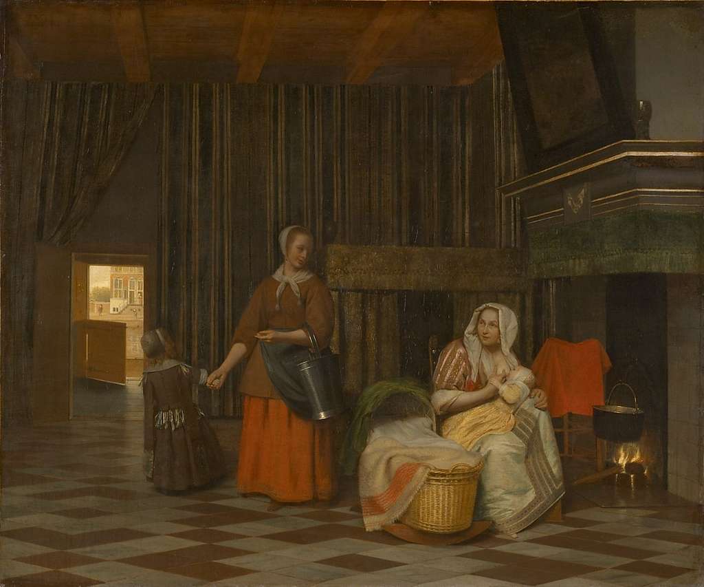 1024x853 Paintings by pieter de hooch Image: PICRYL Domain Media Search Engine Public Domain Search