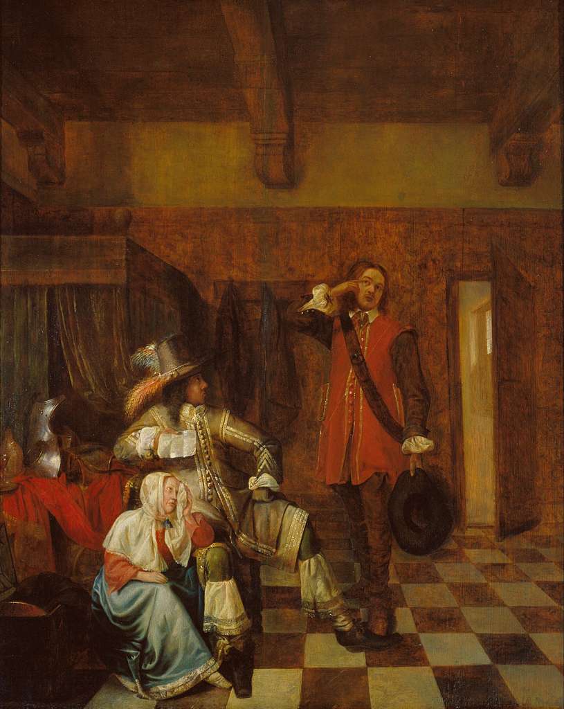 815x1024 Genre paintings by pieter de hooch Image: PICRYL Domain Media Search Engine Public Domain Search