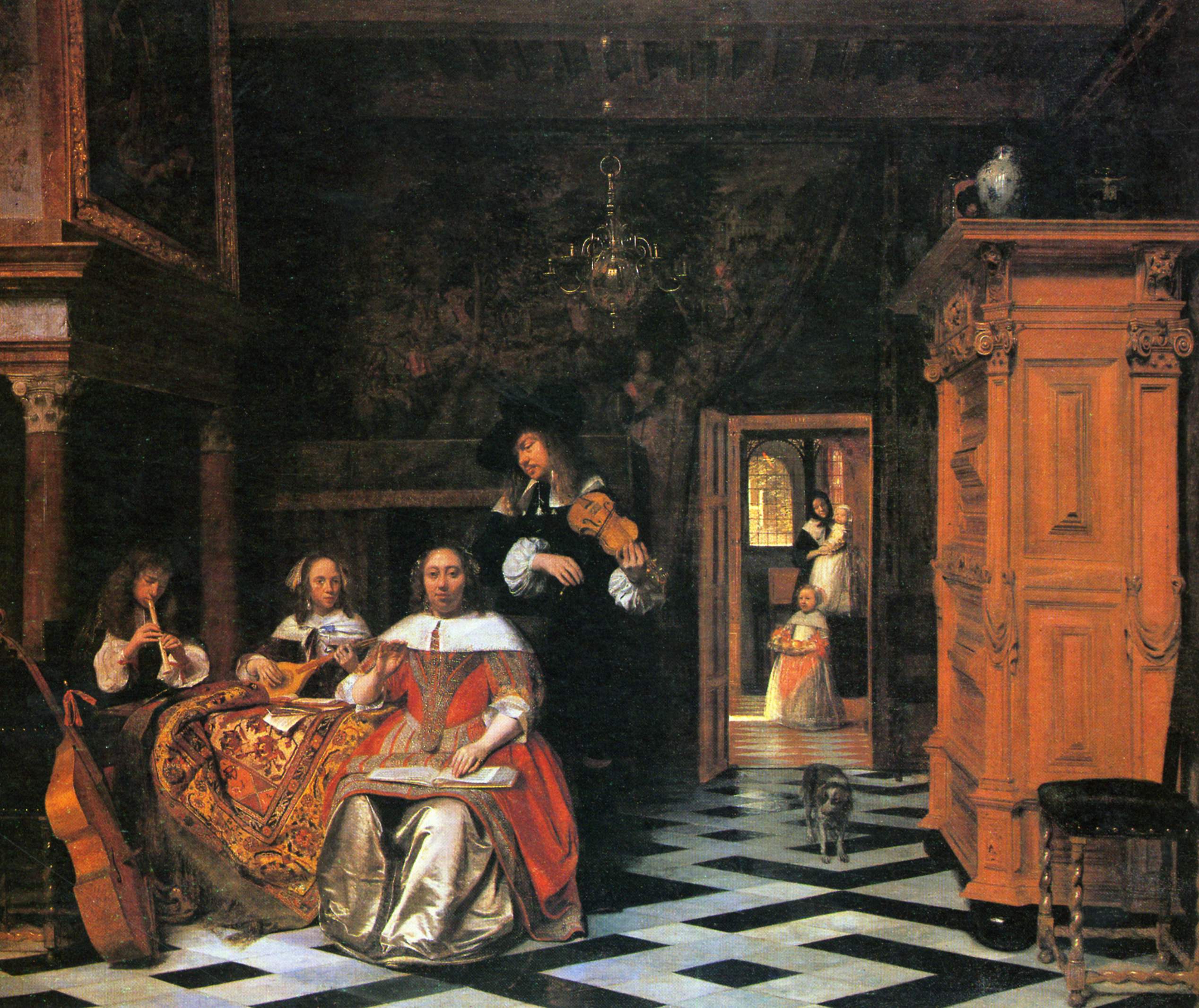 2536x2133 Magic Persian Carpets and its representation in European painting