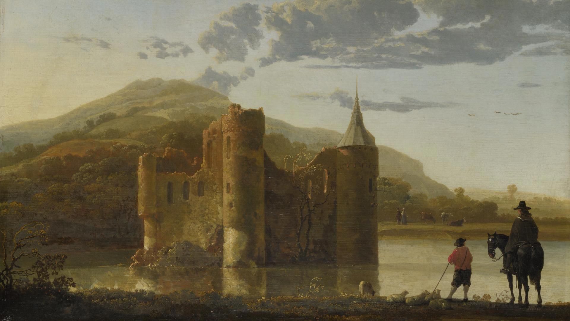 1920x1080 Aelbert Cuyp. Ubbergen Castle. NG824. National Gallery, London