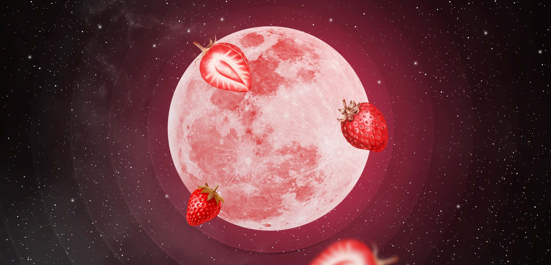 1912x920 Strawberry Moon Wallpaper