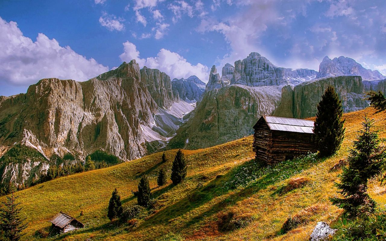 1280x800 Landscapes of Trentino: from mountains to lakes