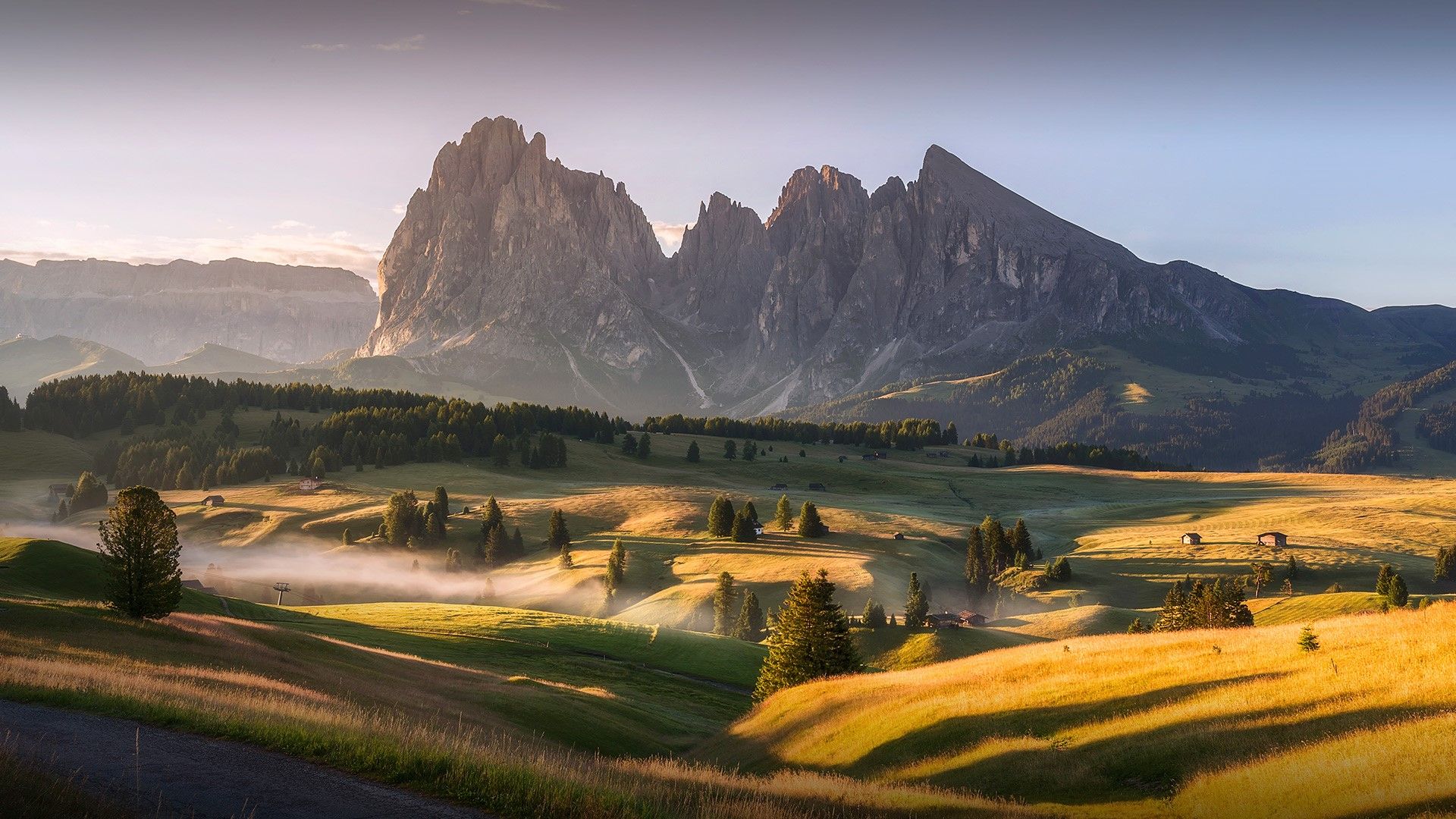 1920x1080 Alpe Di Siusi (Seiser Alm) In Summer, Dolomites, South Tyrol, Trentino Alto Adige, Italy. Windows Spotlight Image