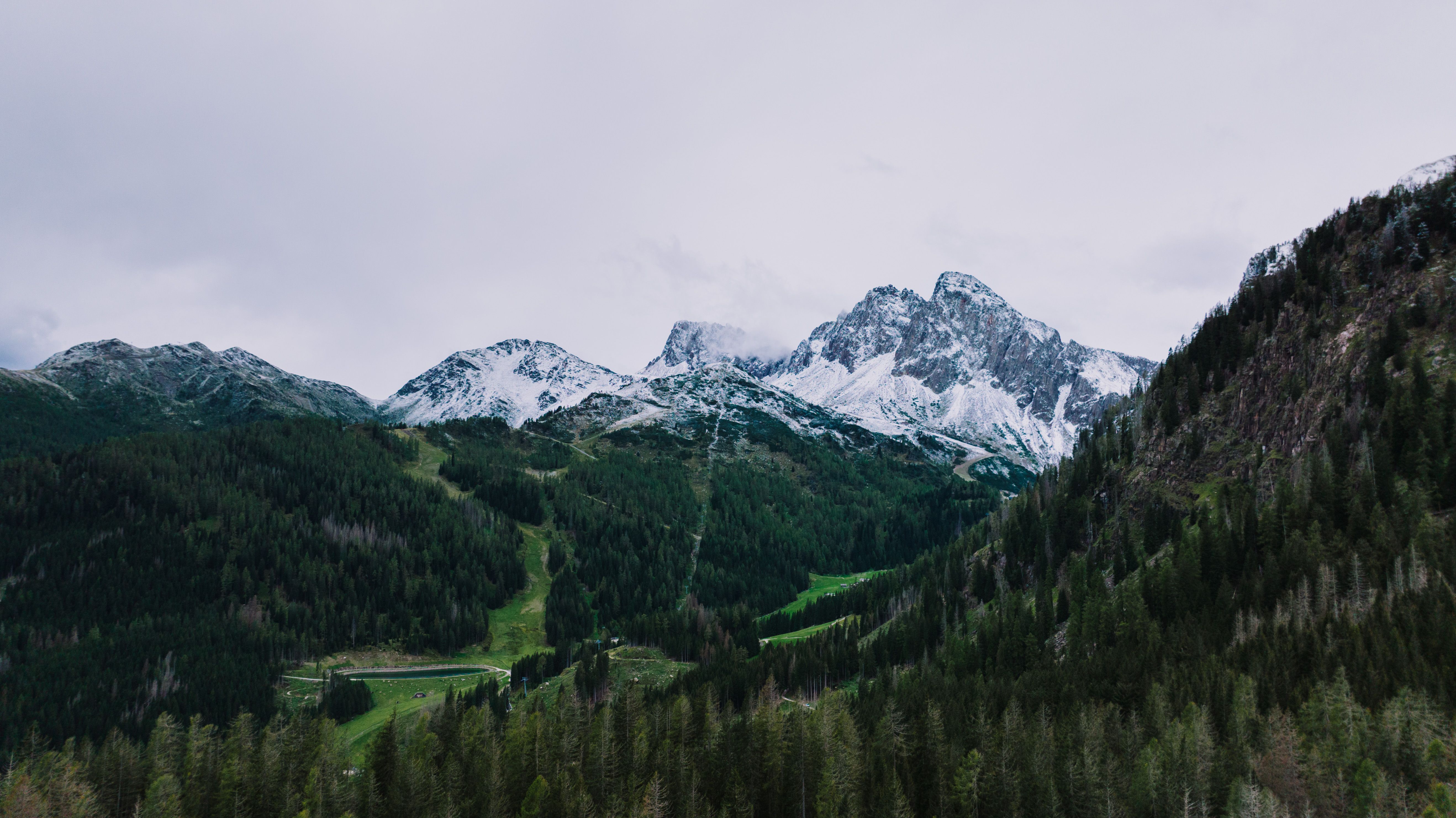 5272x2962 Scenic View of Dolomites in Trentino, Italy · Free