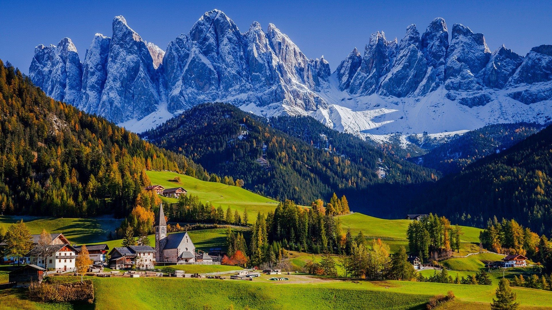 1920x1080 Trentino Dolomites Wallpaper