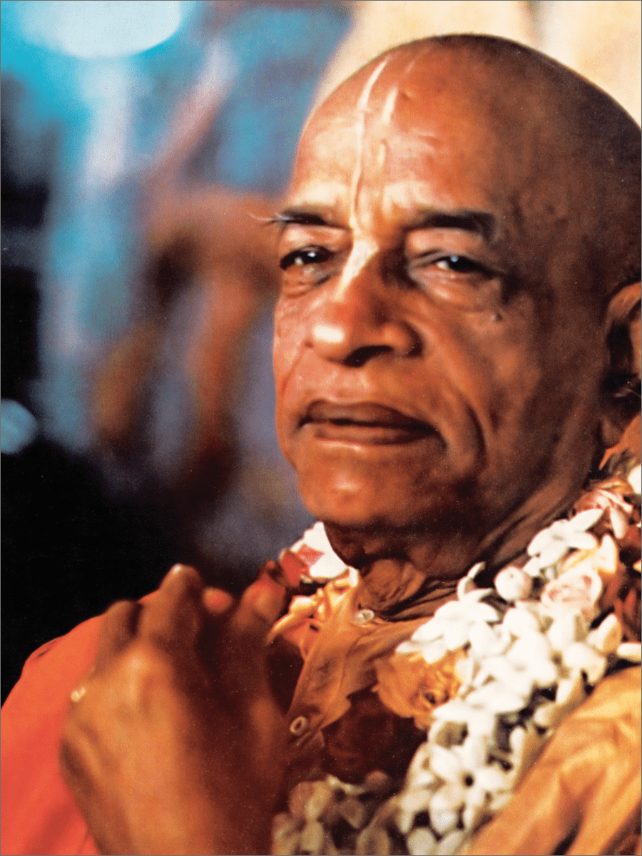 900x1200 Bhagavad Gita Art Gallery-Plate a: His Divine Grace A.C. Bhaktivedanta Swami Prabhupada
