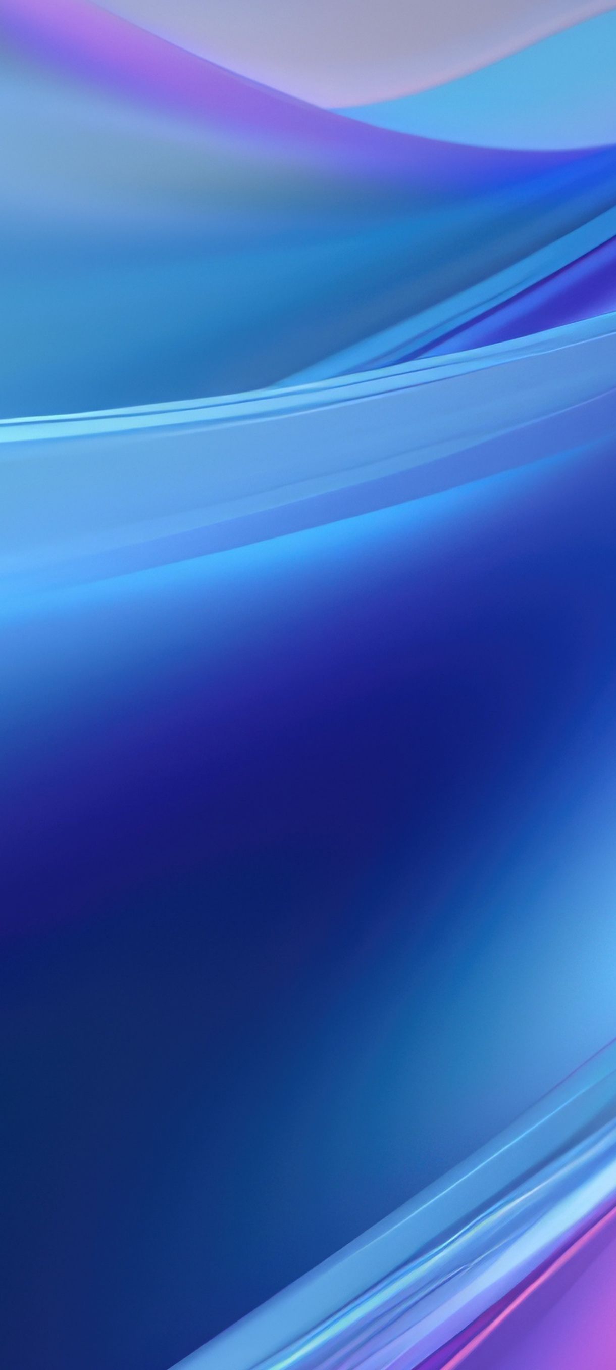 1220x2712 Redmi Note 14 Pro Stock Wallpaper Blue Lines Abstract